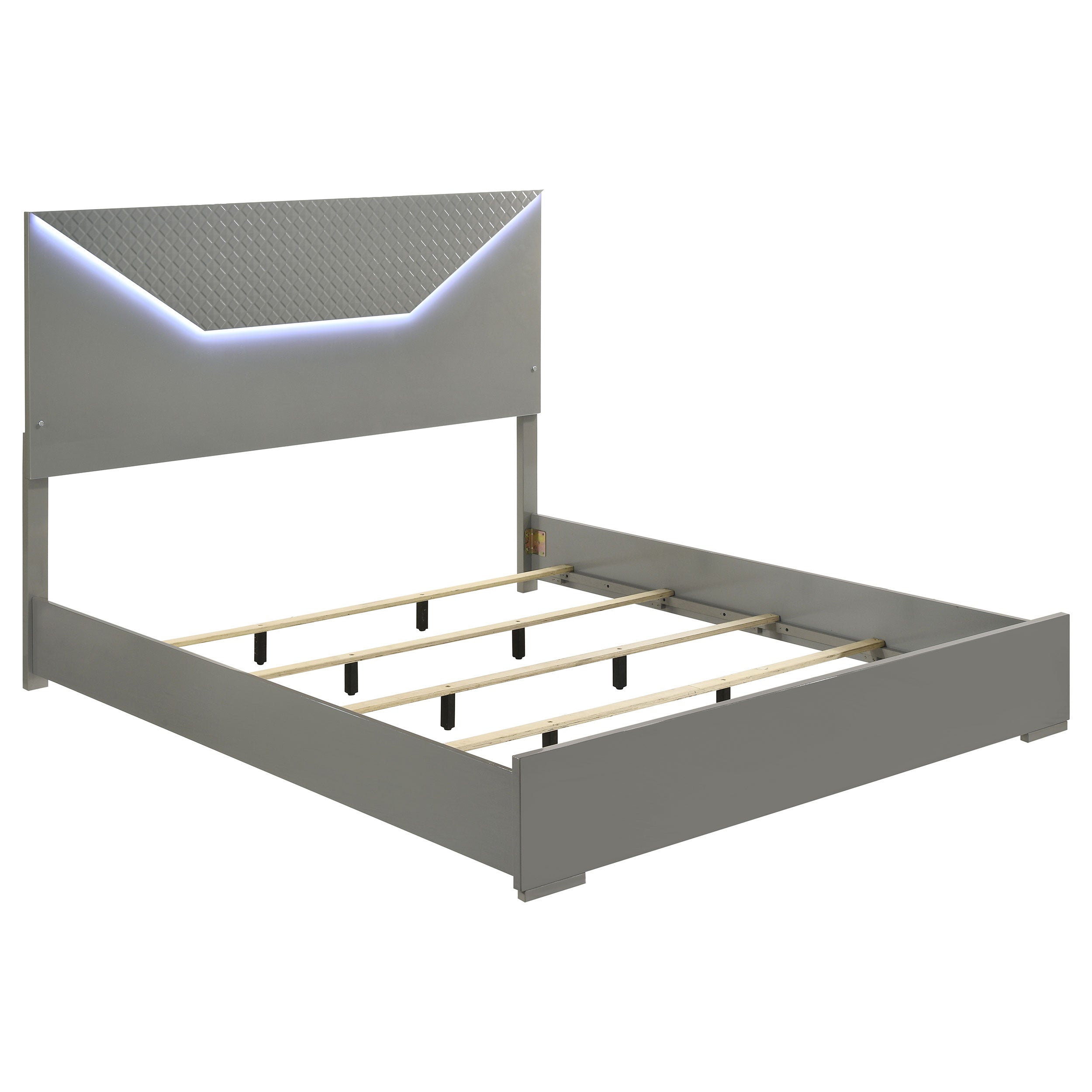 Ives Wood LED Panel Bed