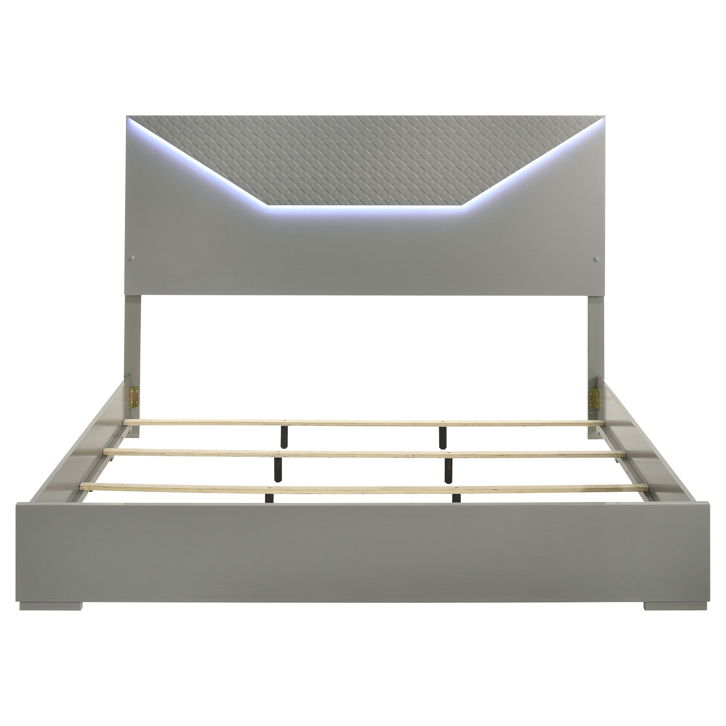 Ives Wood LED Panel Bed