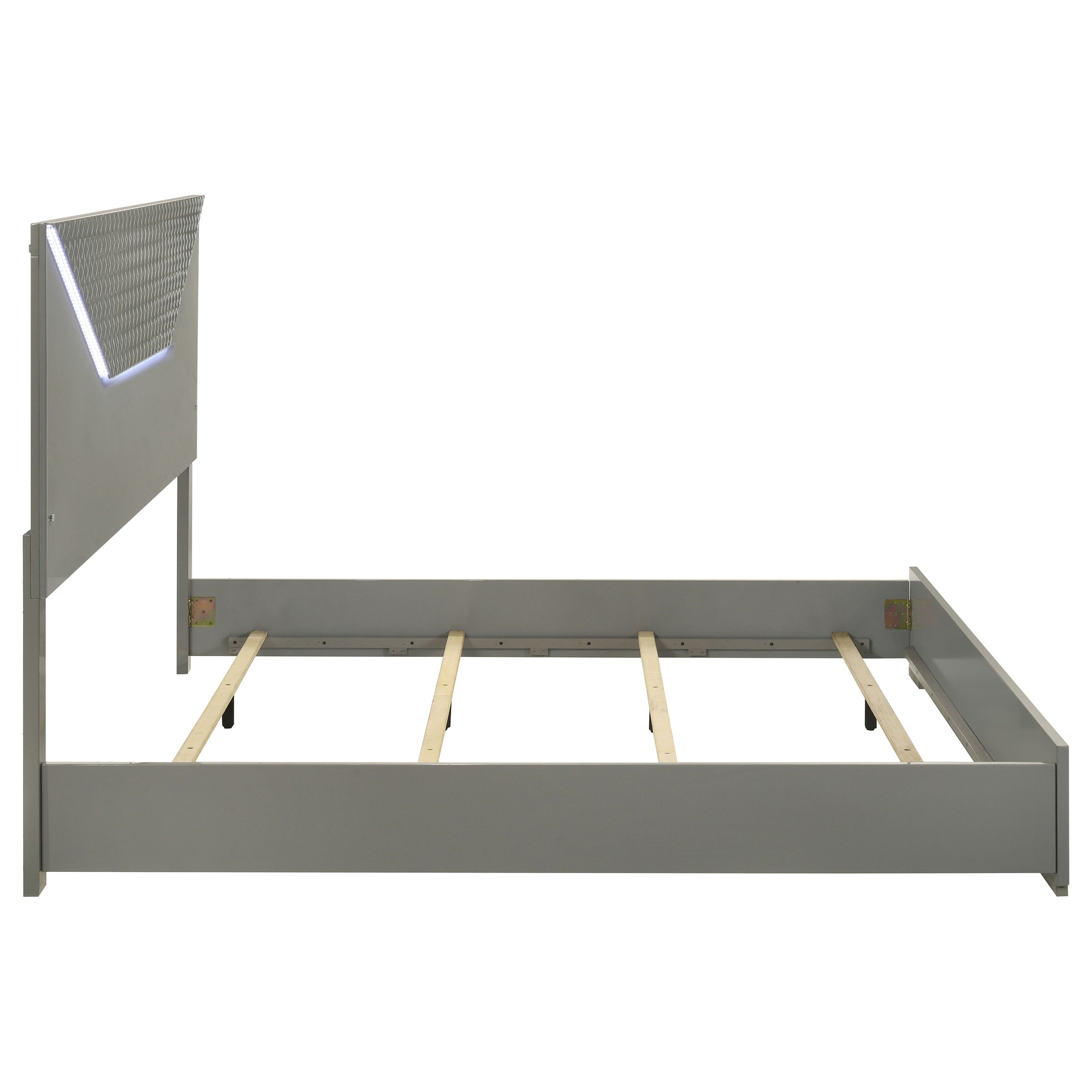 Ives Wood LED Panel Bed