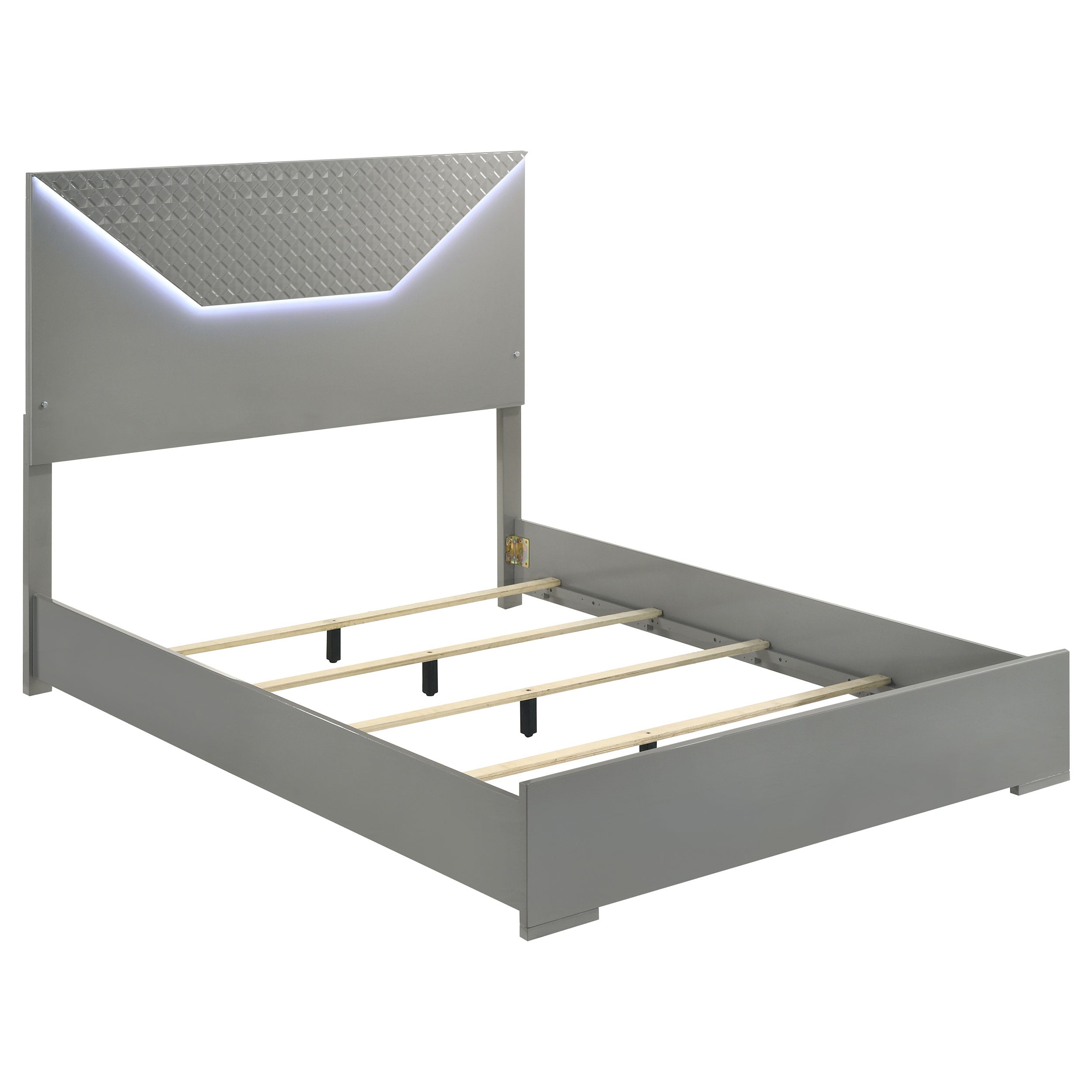 Ives Wood LED Panel Bed