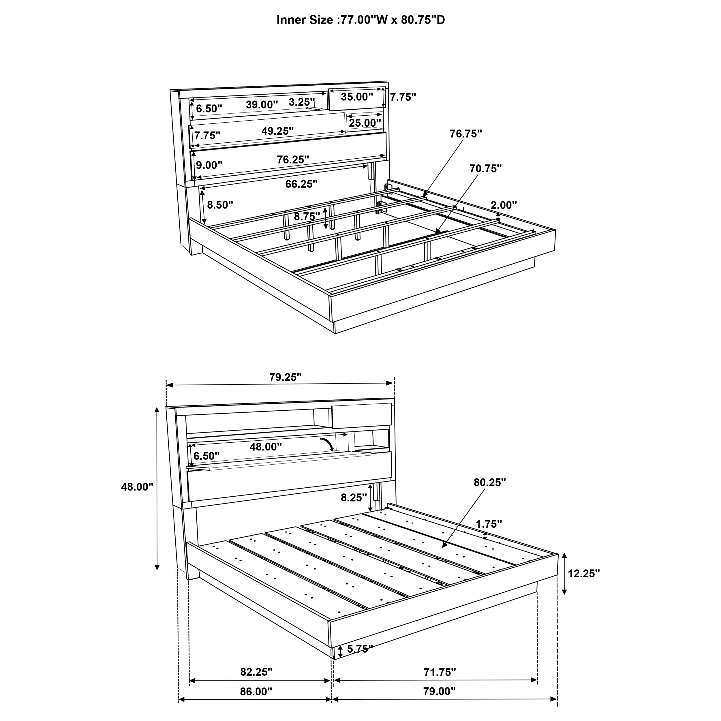 Fenwick Wood Bookcase Bed