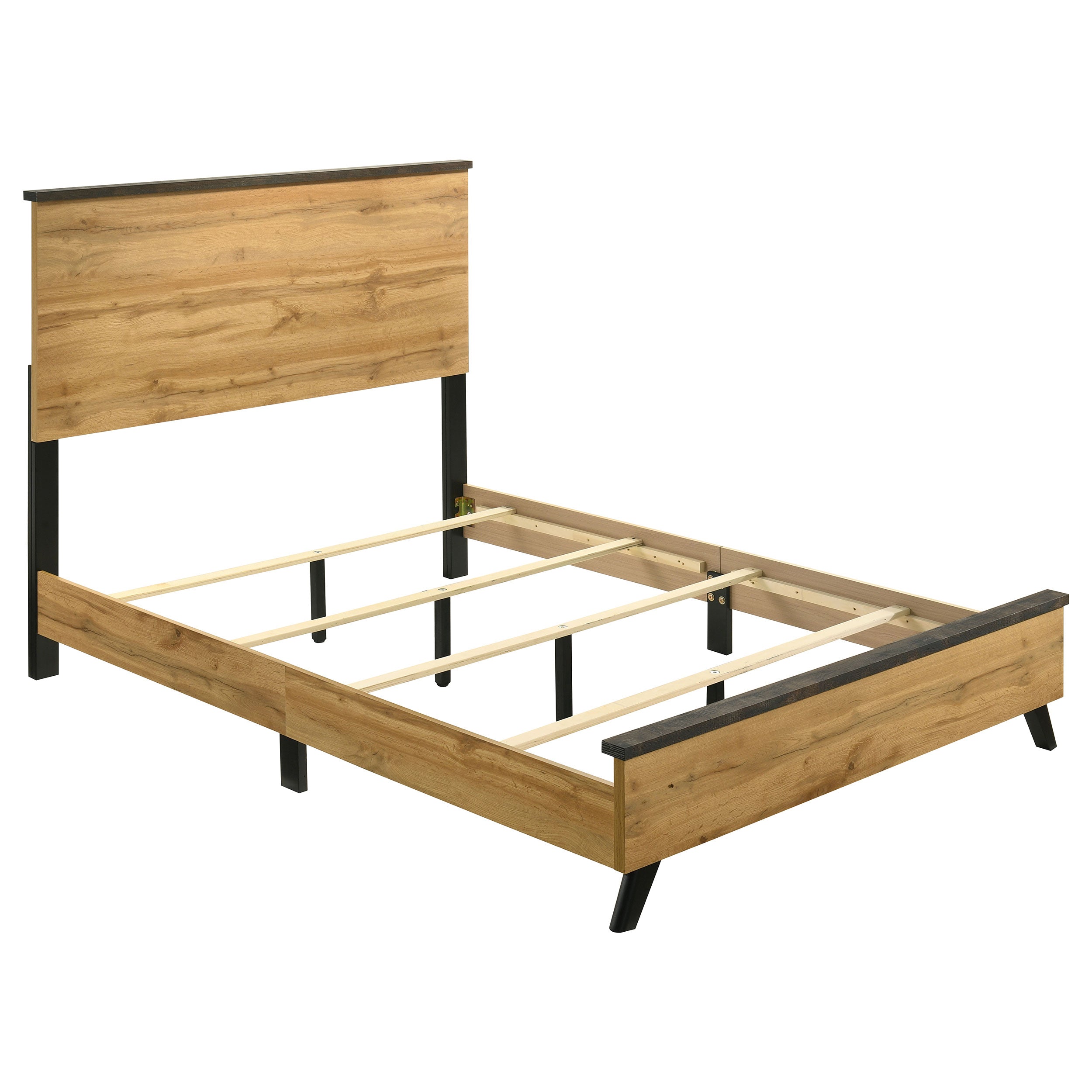 Kaywood Wood Panel Bed