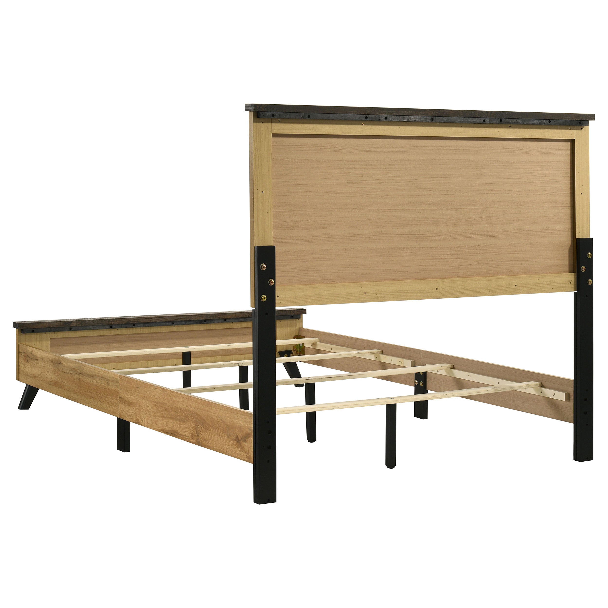 Kaywood Wood Panel Bed