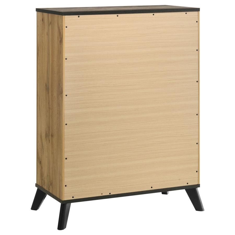 Kaywood 5-piece Full Bedroom Set In Natural Pine