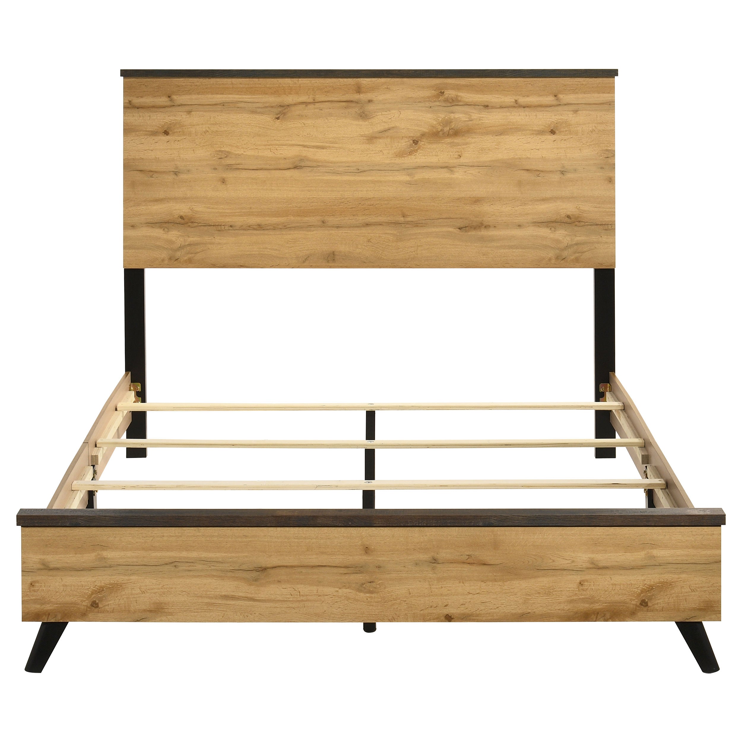 Kaywood Wood Panel Bed