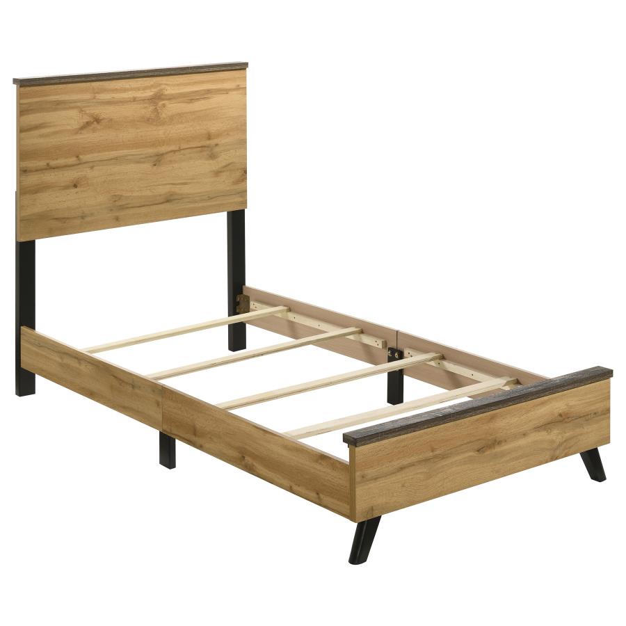 Kaywood 52-inch Twin Panel Bed In Natural Pine