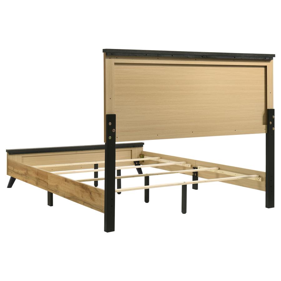 Kaywood 52-inch Full Panel Bed In Natural Pine
