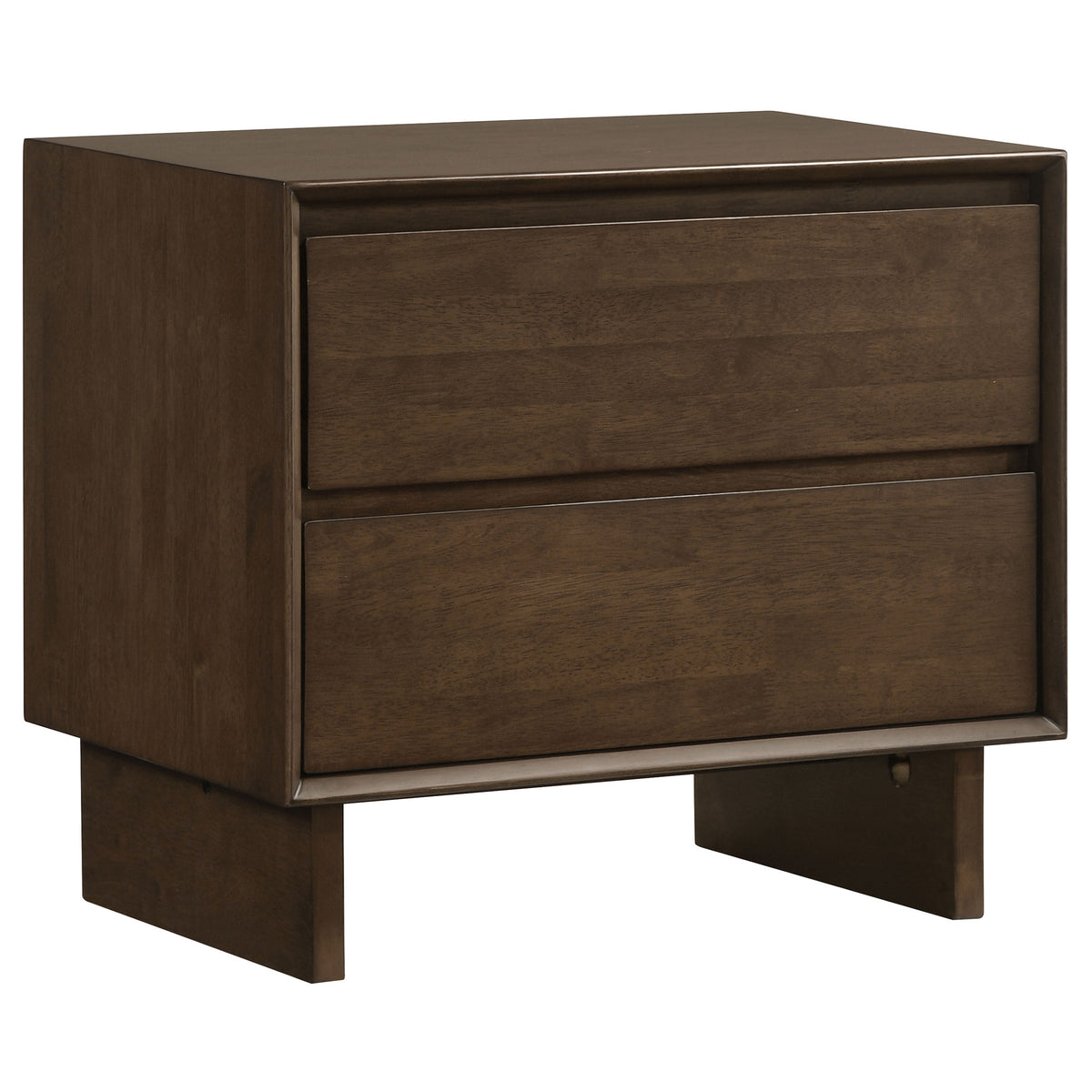 Glenwood 5-piece Queen Bedroom Set with Platform Panel Bed Warm Brown