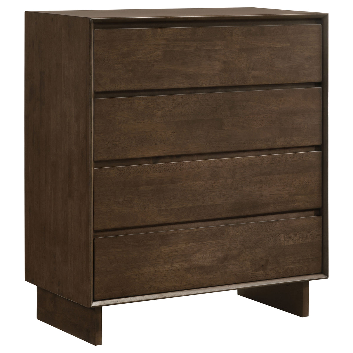 Glenwood 5-piece Queen Bedroom Set with Platform Panel Bed Warm Brown
