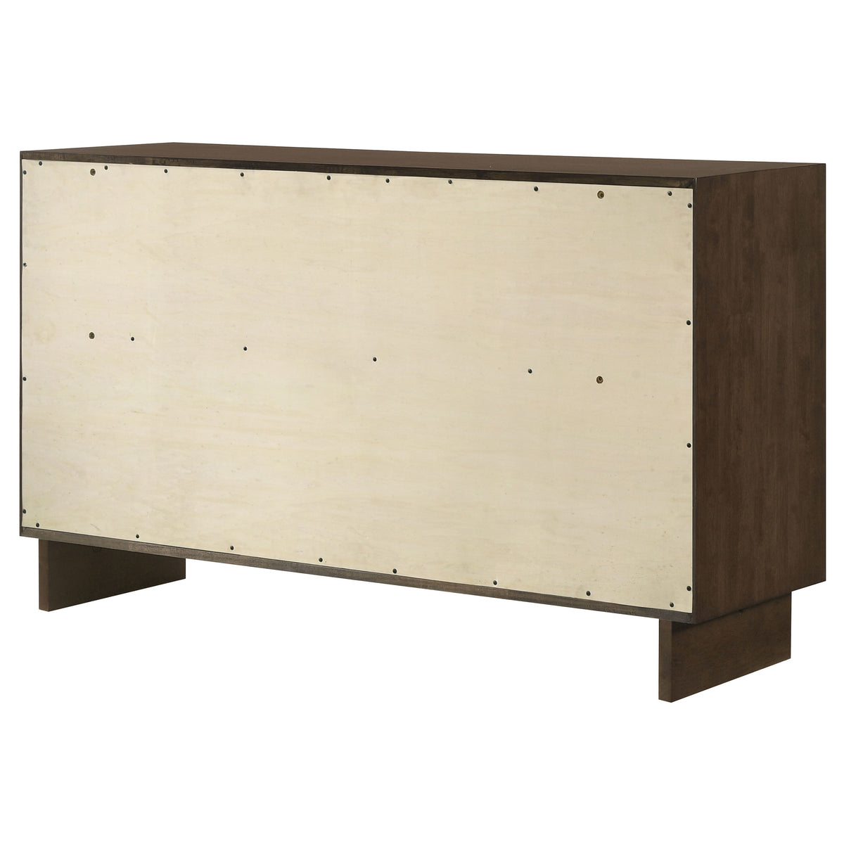 Glenwood 6-drawer Dresser Warm Brown