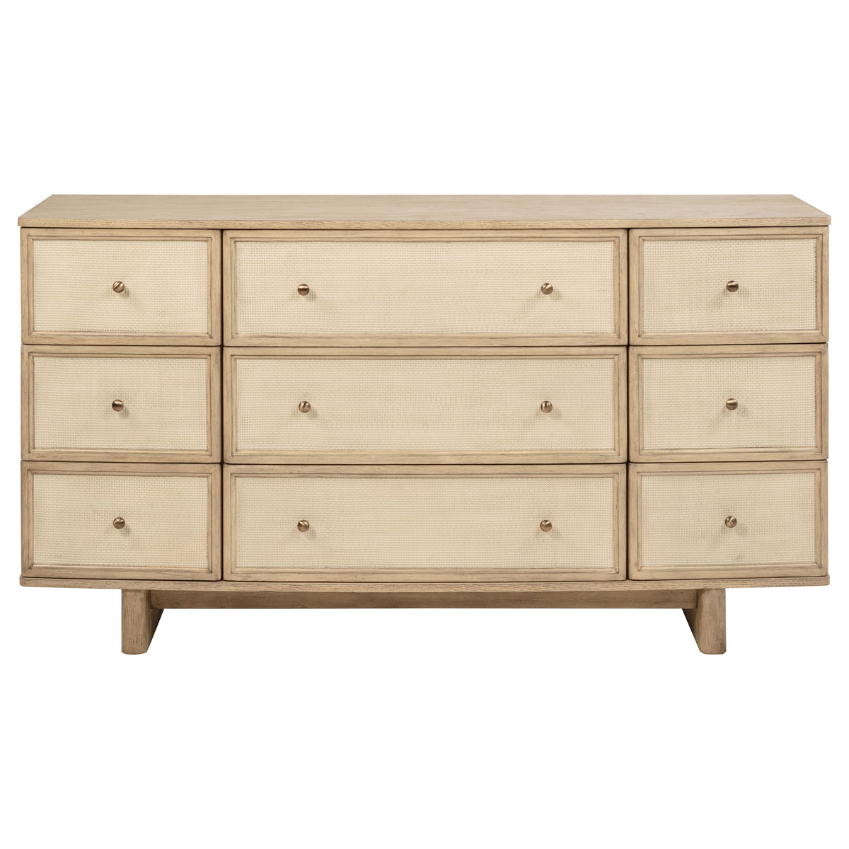 Kailani 9-drawer Dresser Beige Oak