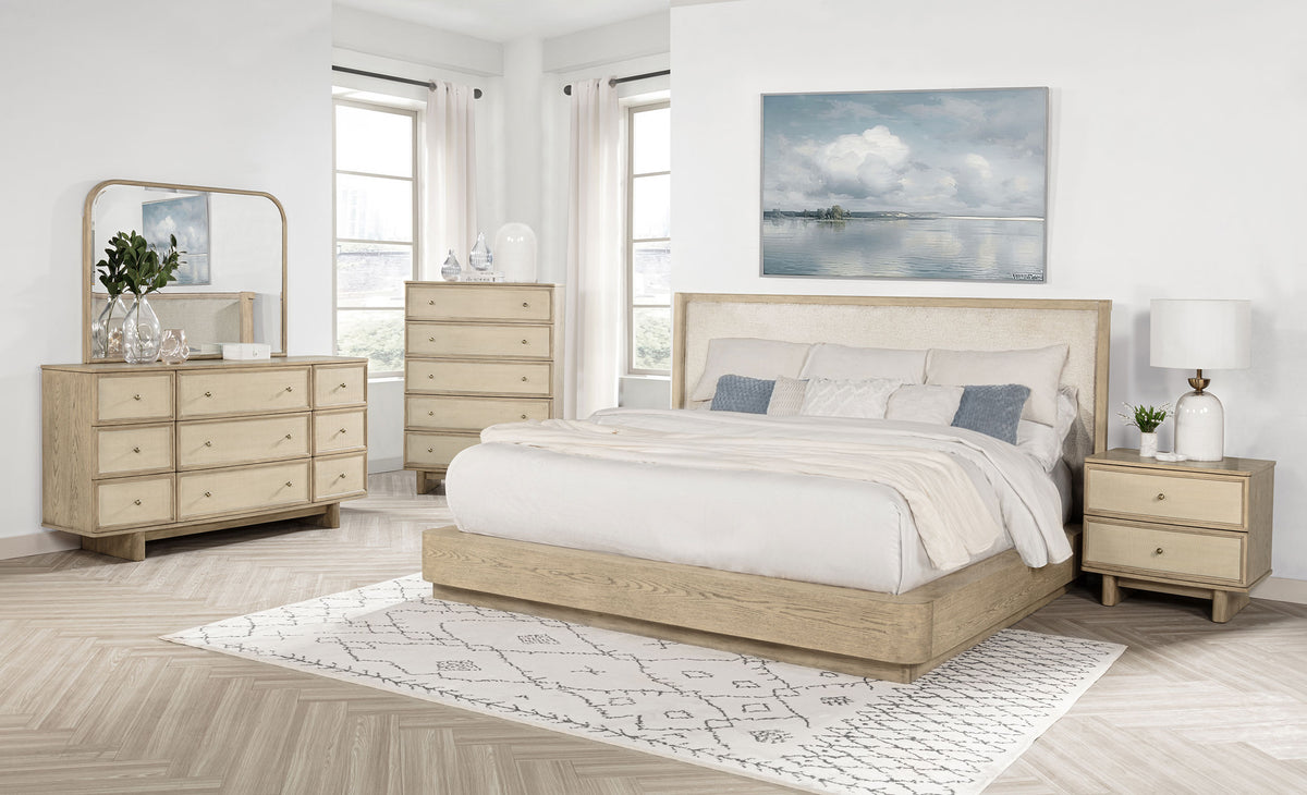 Kailani 9-drawer Dresser Beige Oak
