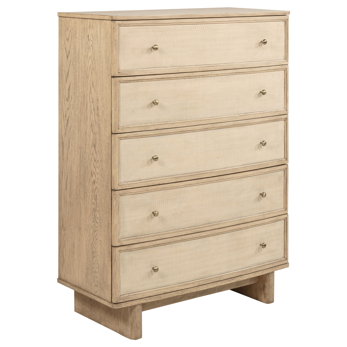 Kailani 5-drawer Bedroom Chest Beige Oak
