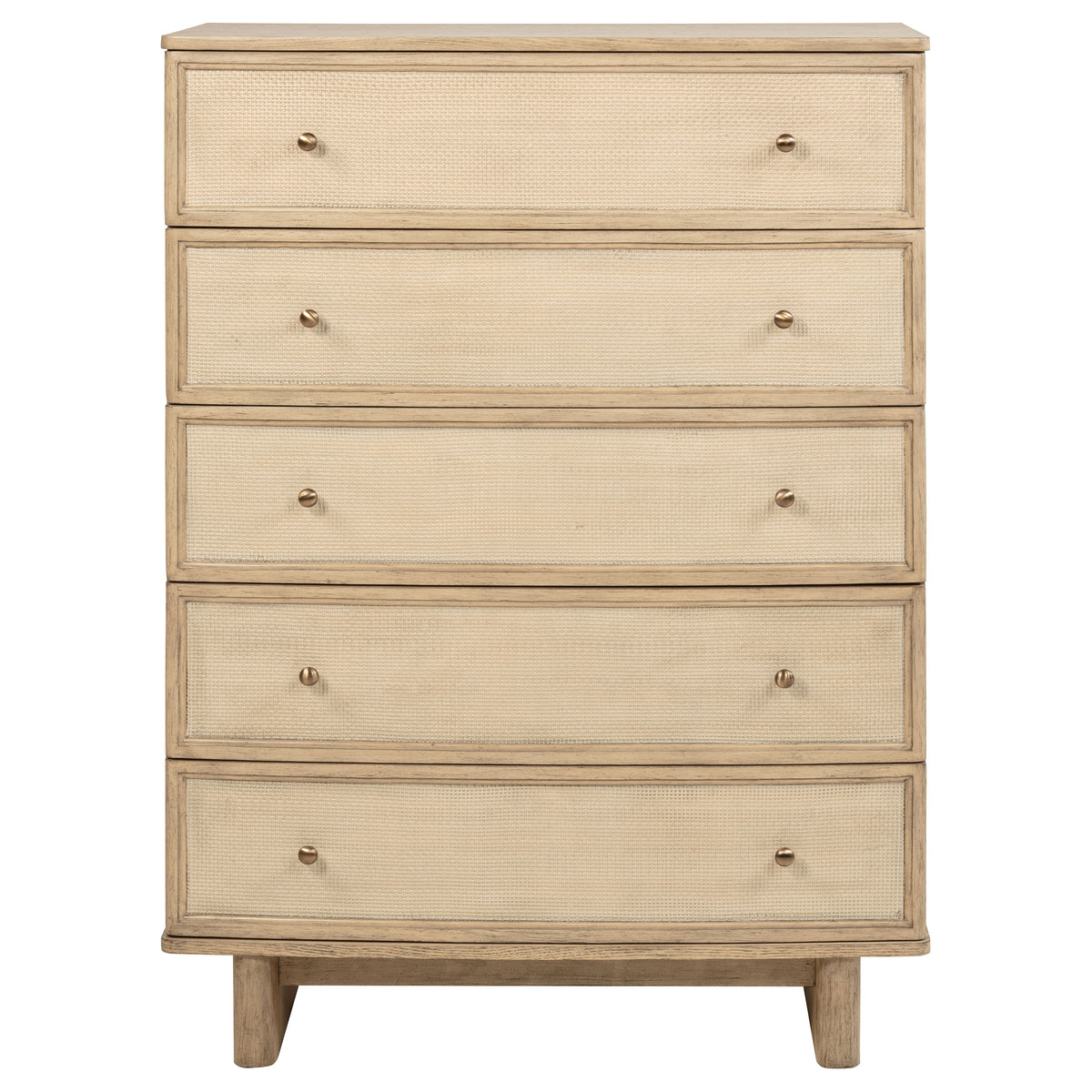 Kailani 5-drawer Bedroom Chest Beige Oak