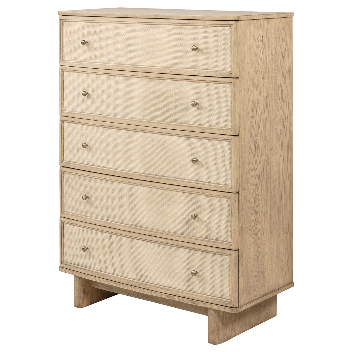 Kailani 5-drawer Bedroom Chest Beige Oak