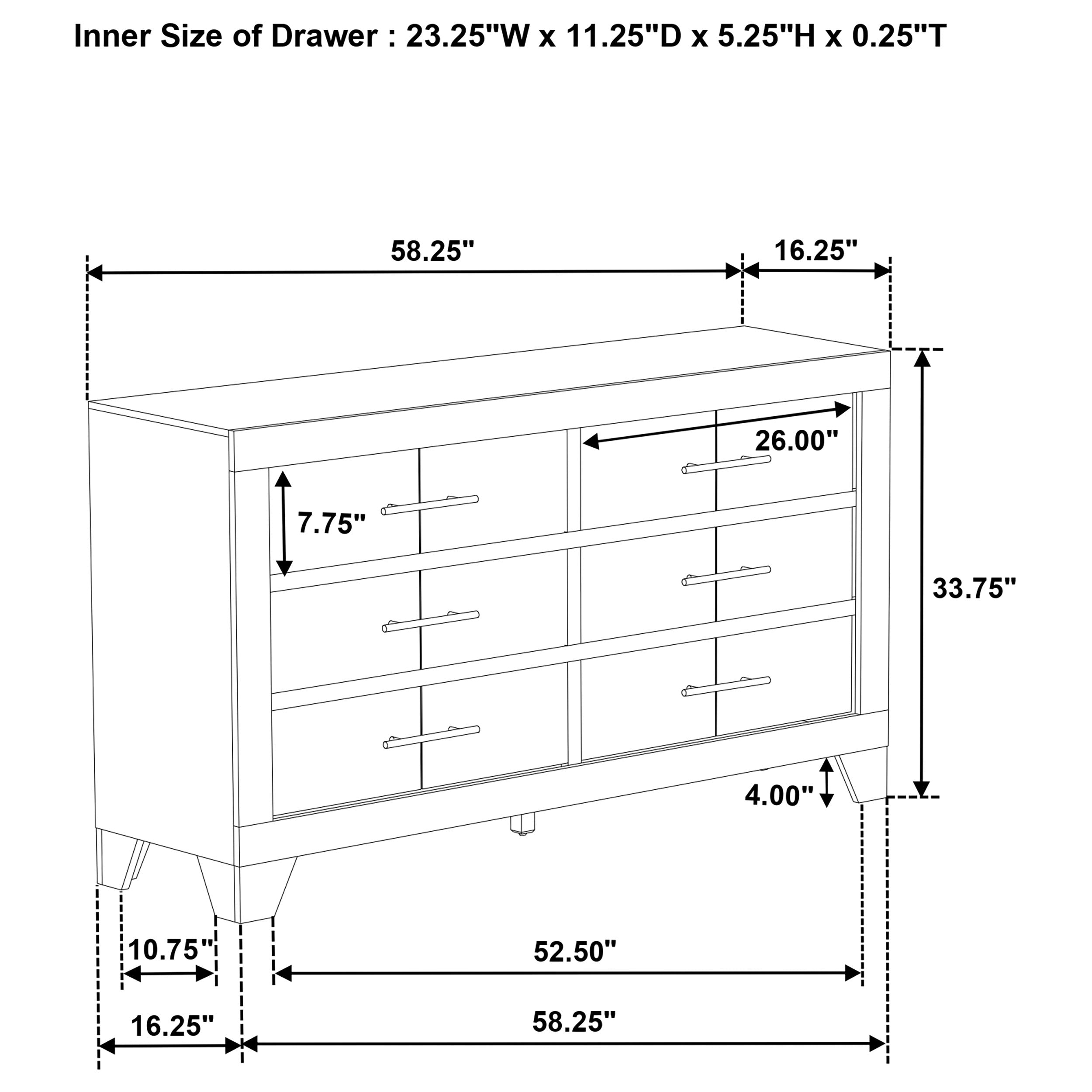 Trenton Bedroom Set - Full 5-Piece
