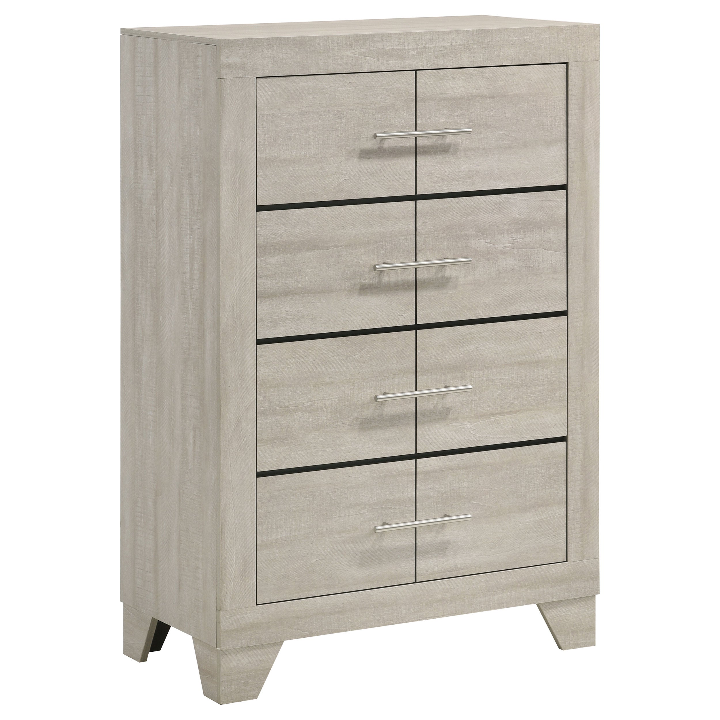 Trenton 5-piece Eastern King Bedroom Set In Rustic Cream