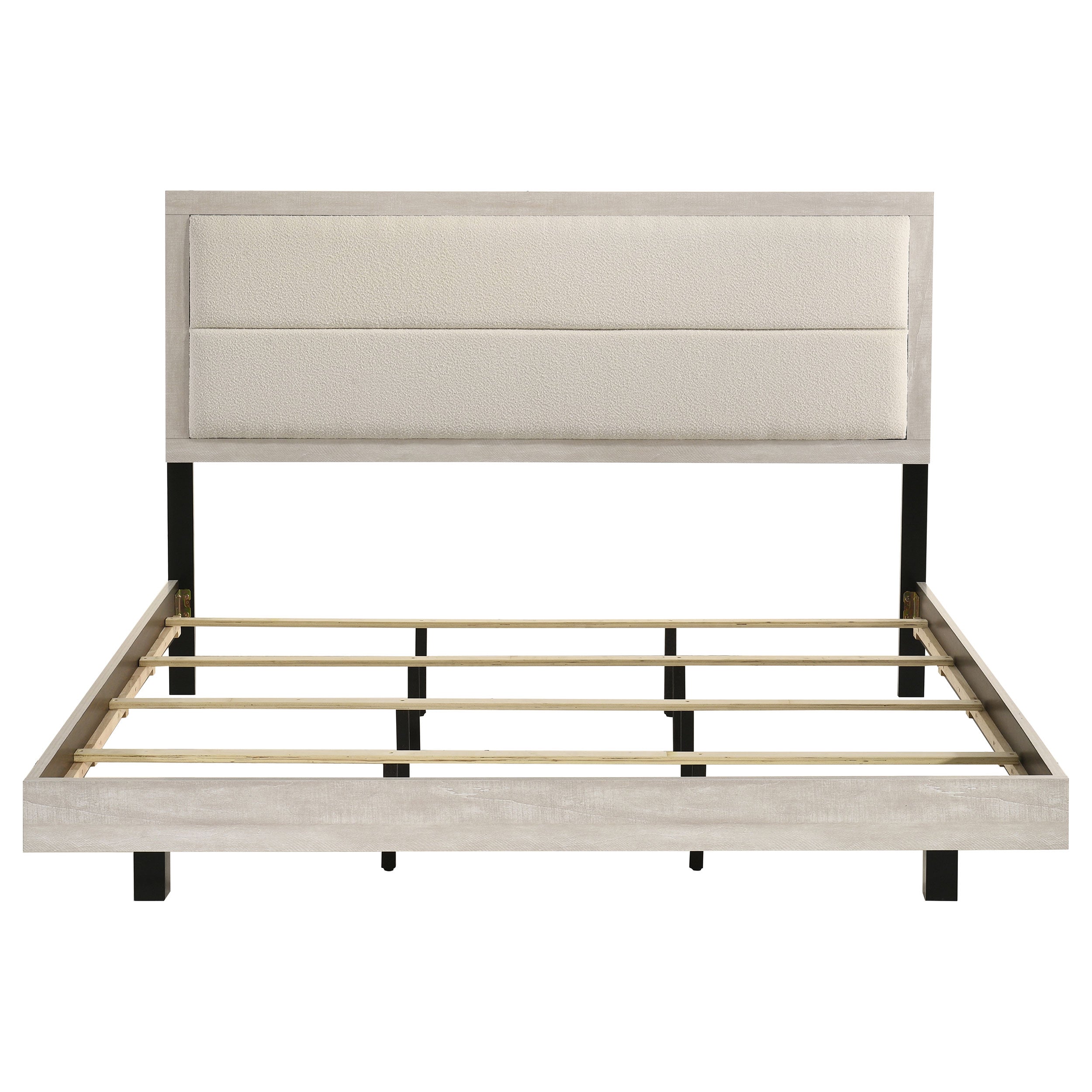 Trenton Wood Panel Bed - Eastern King