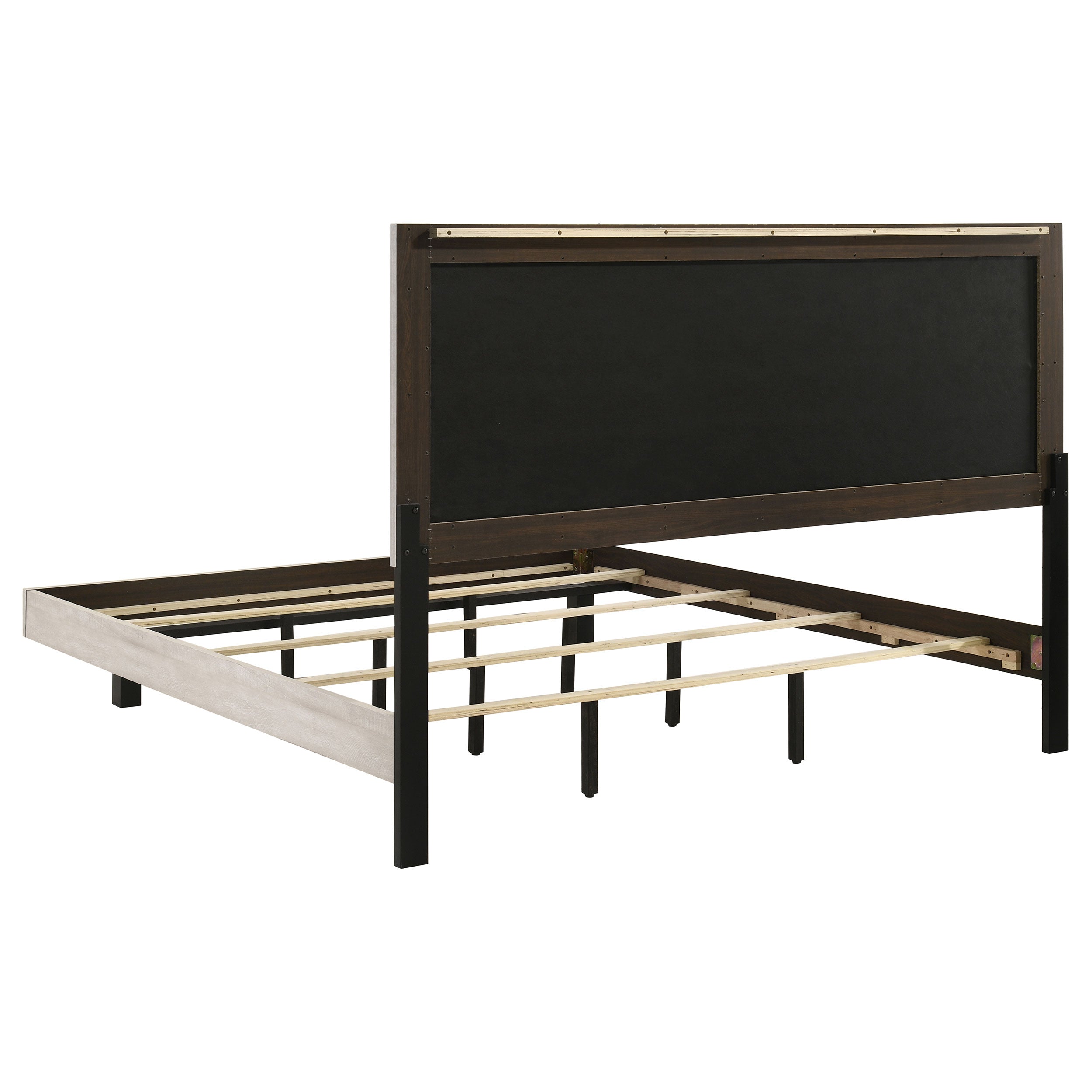 Trenton Wood Panel Bed - Eastern King
