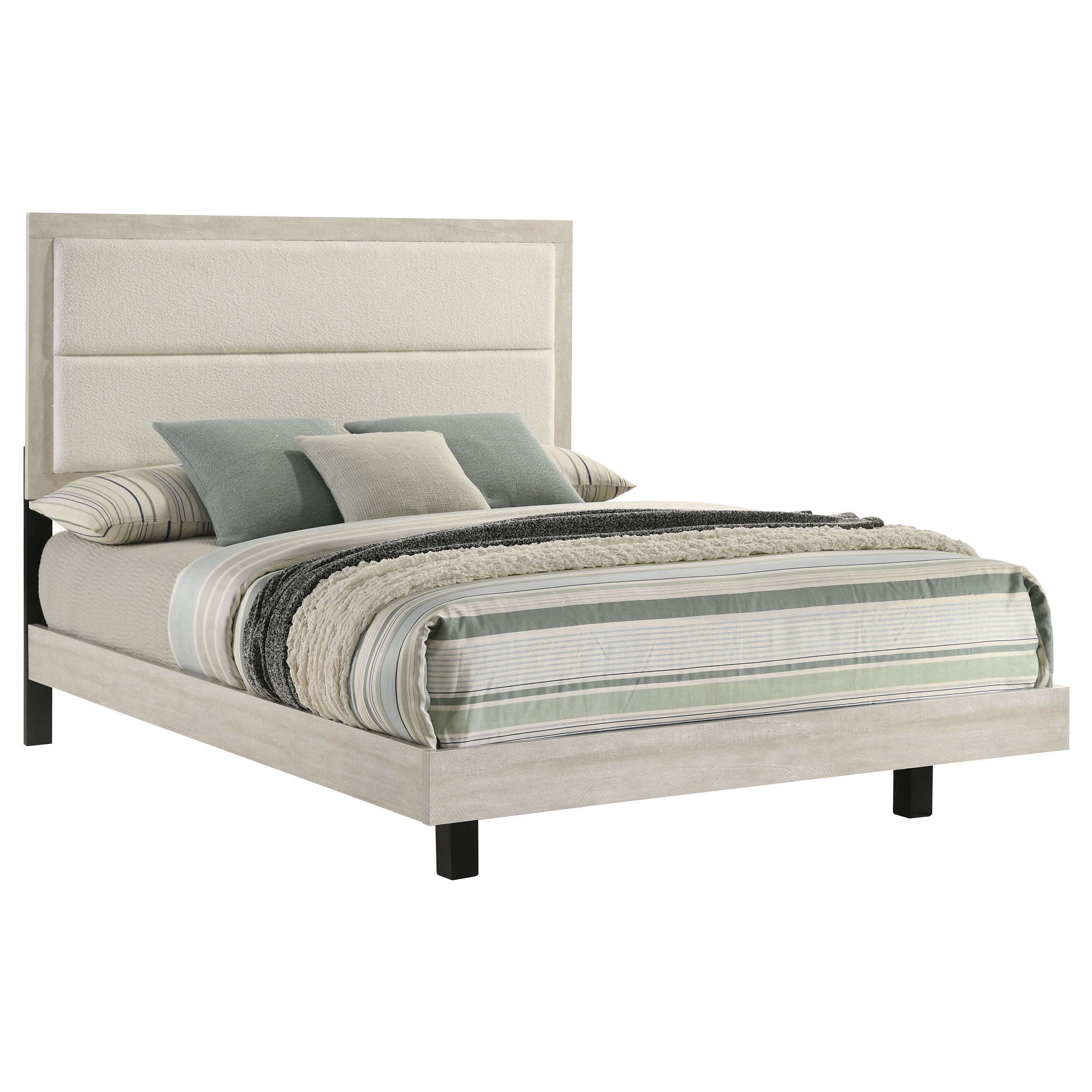 Trenton Wood Panel Bed