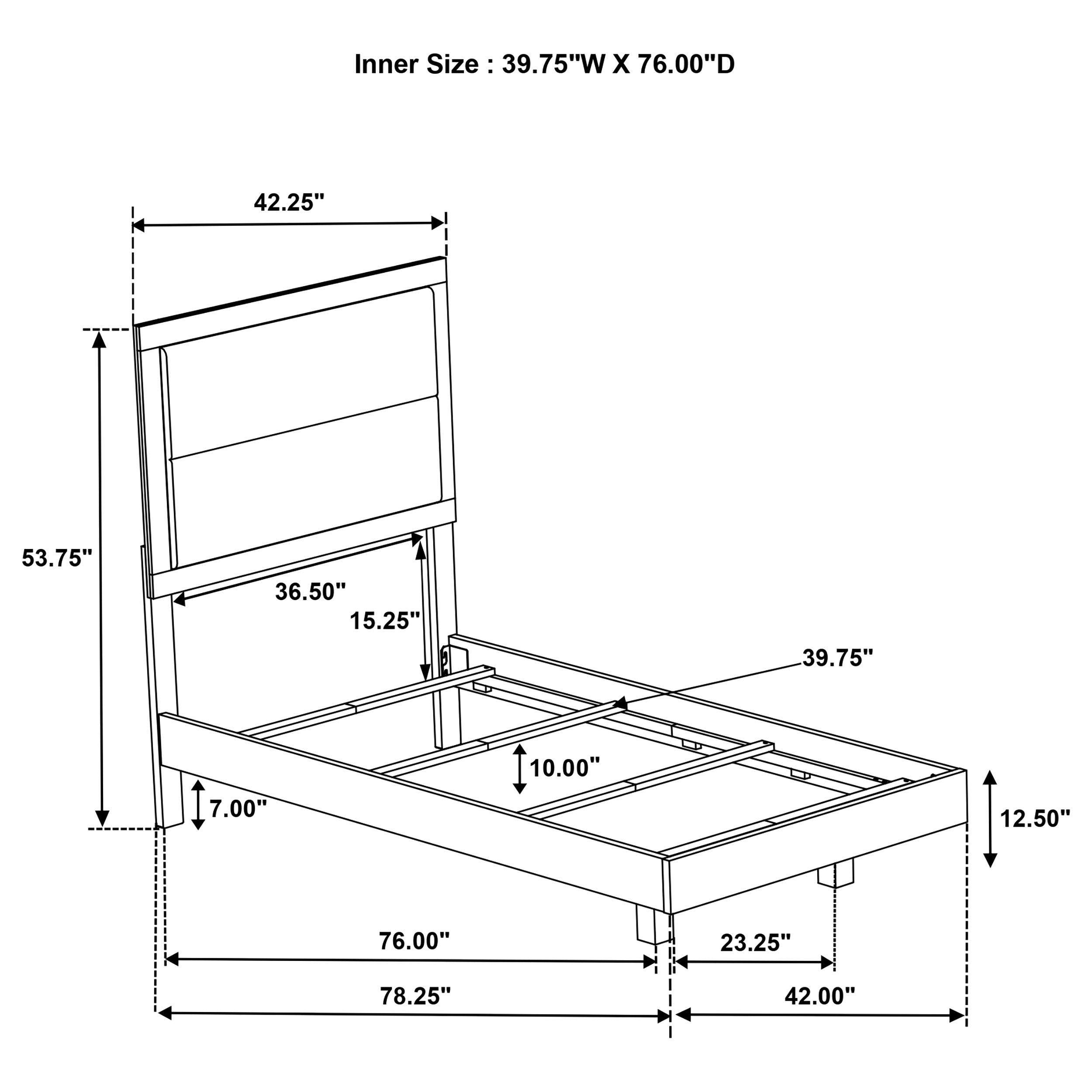 Trenton Bedroom Set - Twin 4-Piece