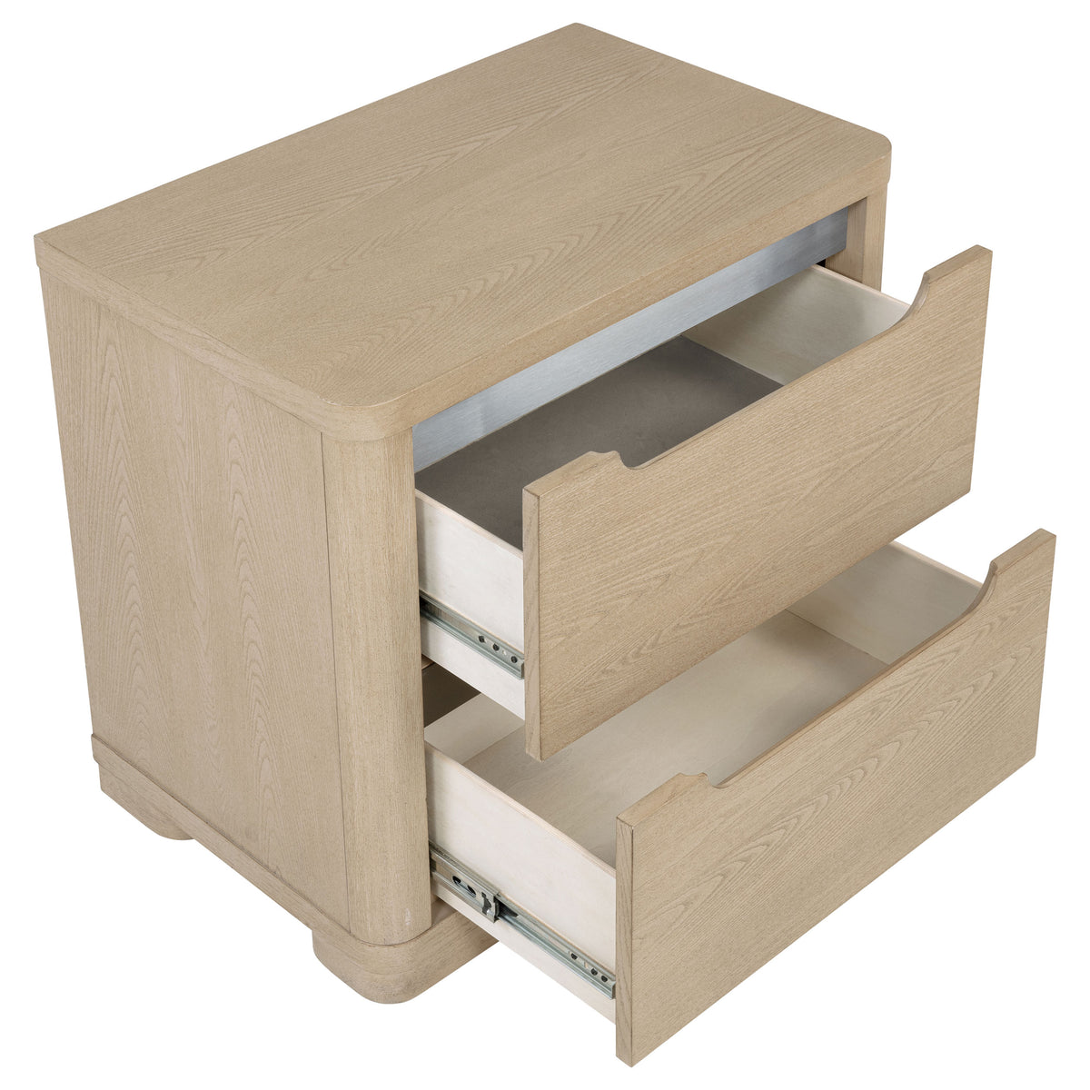 Ladera 2-drawer Nightstand Light Elm