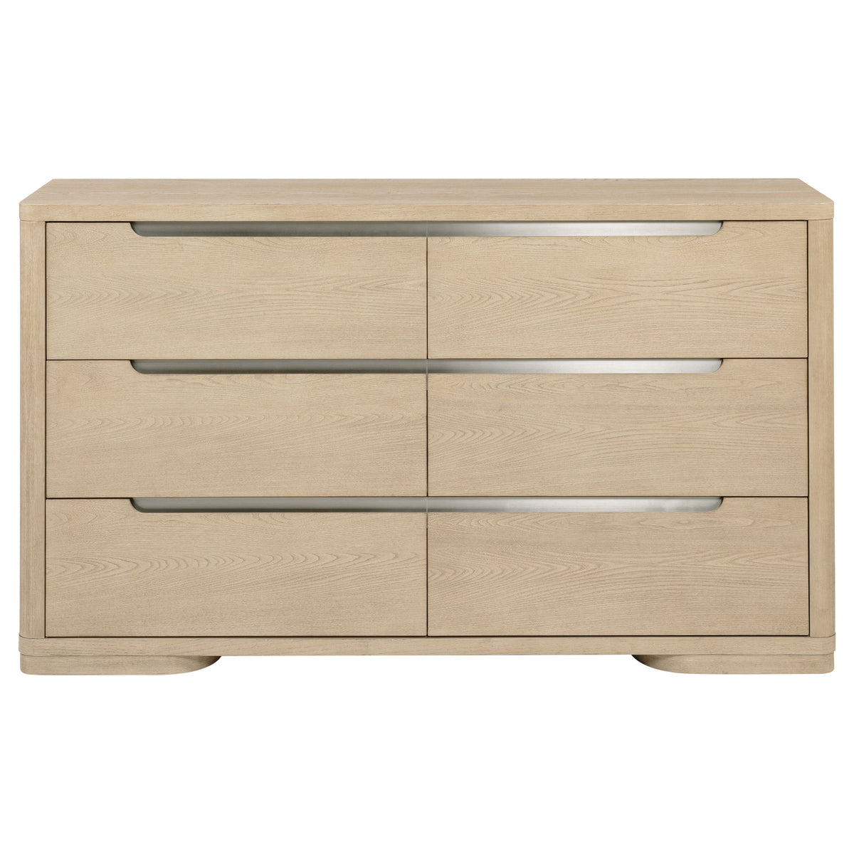 Ladera 6-drawer Dresser Light Elm