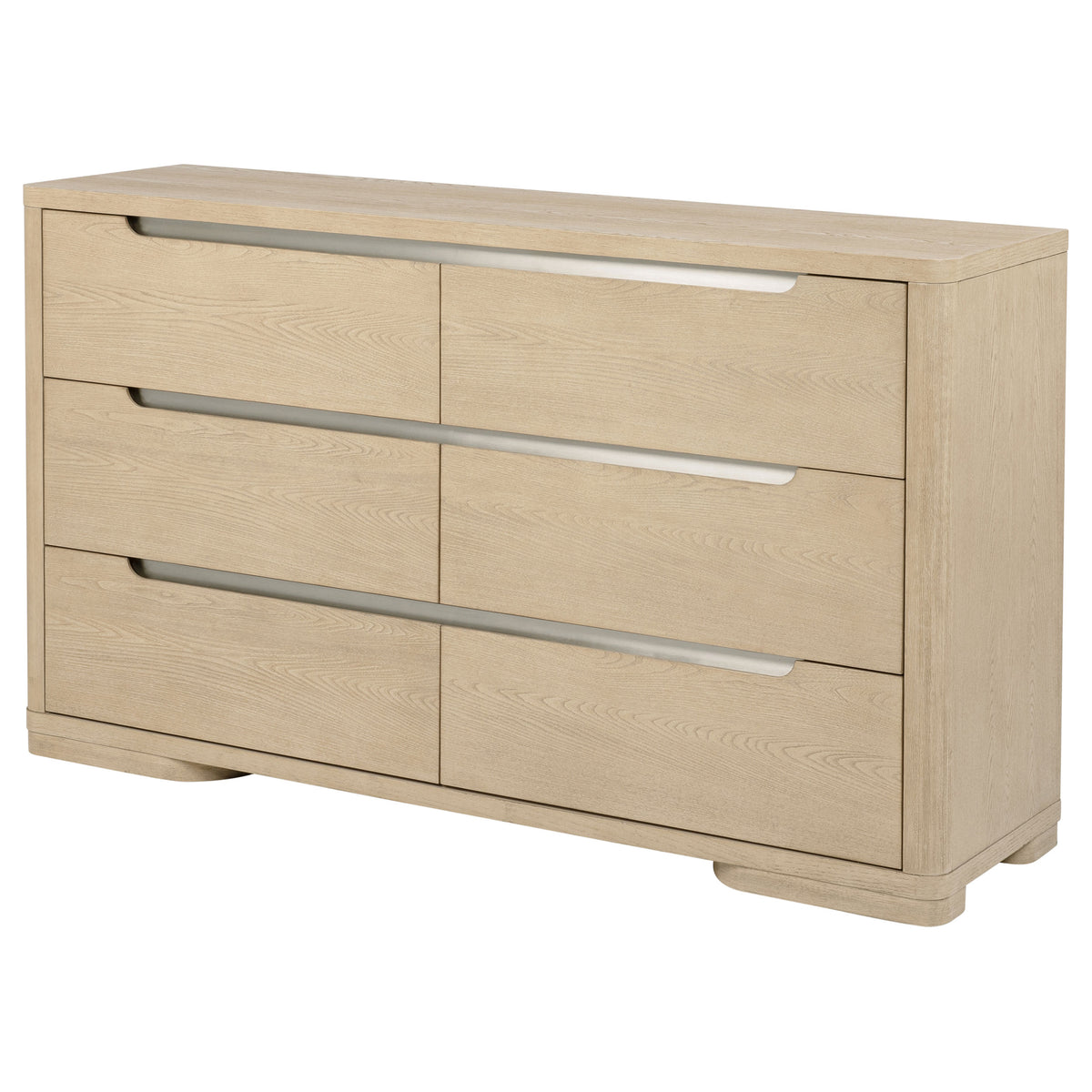 Ladera 6-drawer Dresser Light Elm