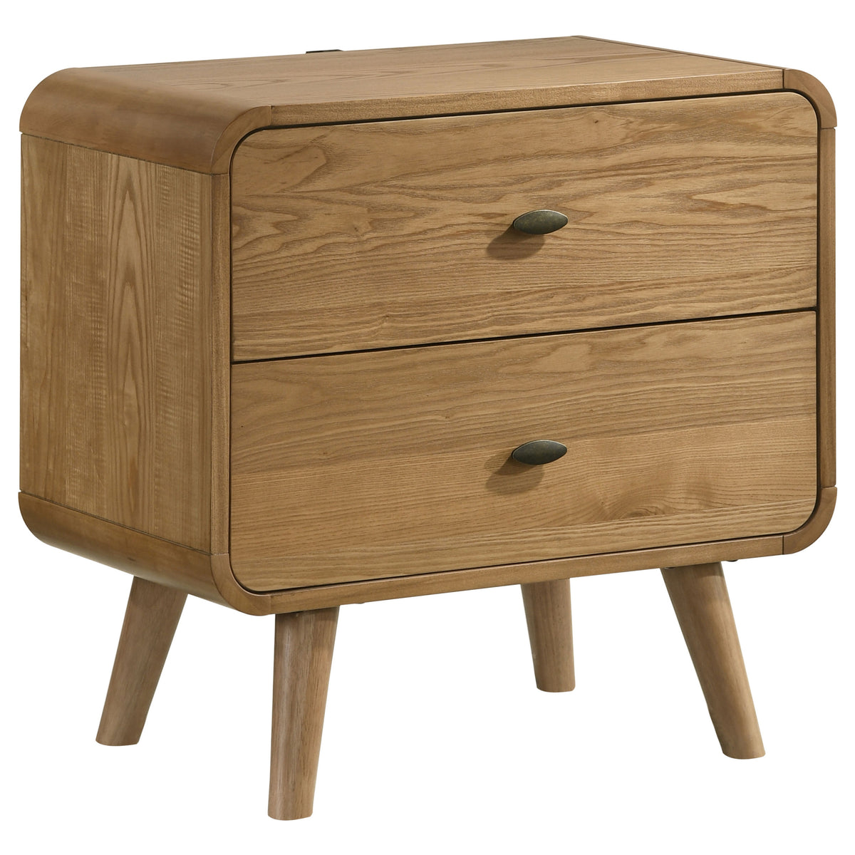 Robyn 5-piece Full Mid-Century Modern Bedroom Set Light Ash
