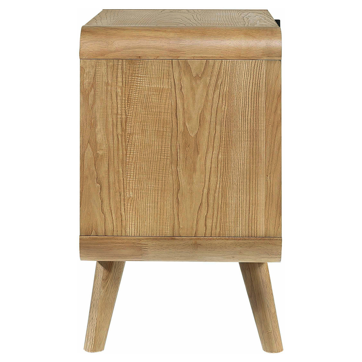 Robyn 2-drawer Nightstand with USB Ports Light Ash