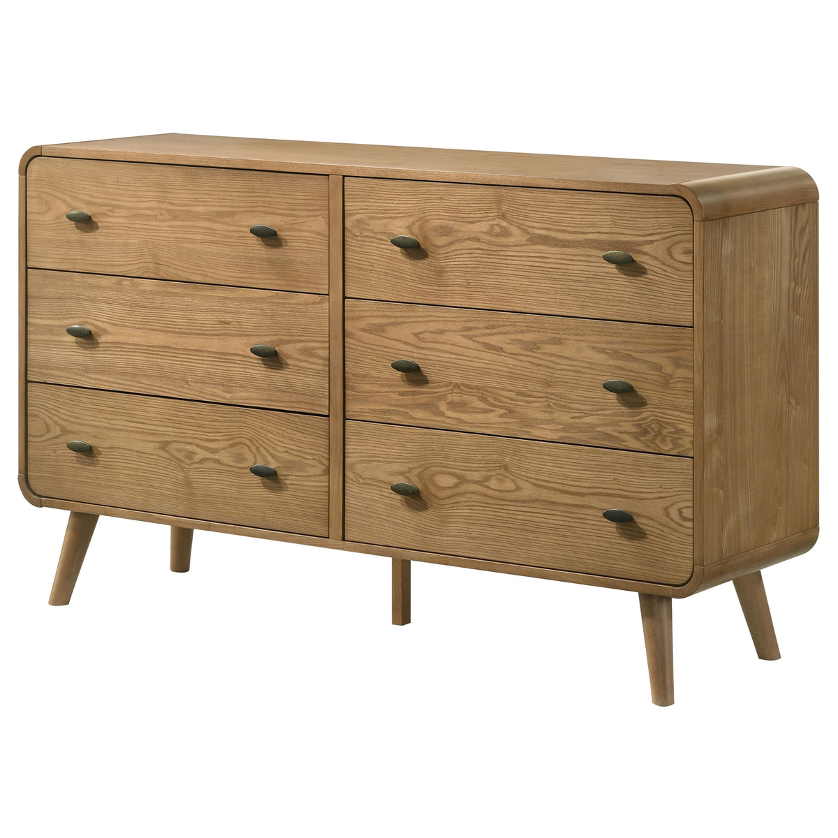 Robyn 6-drawer Dresser Light Ash