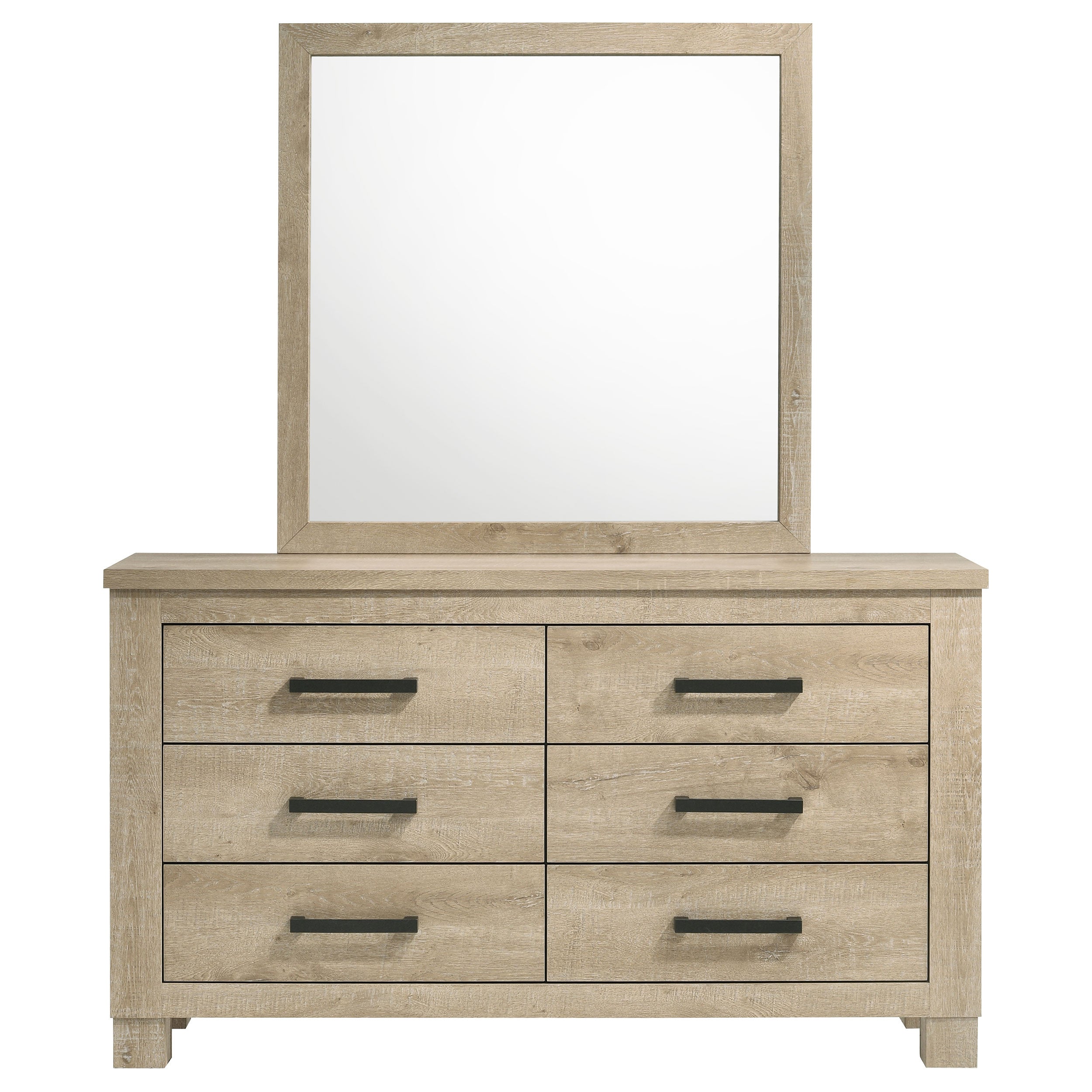 Oakglen Dresser and Mirror