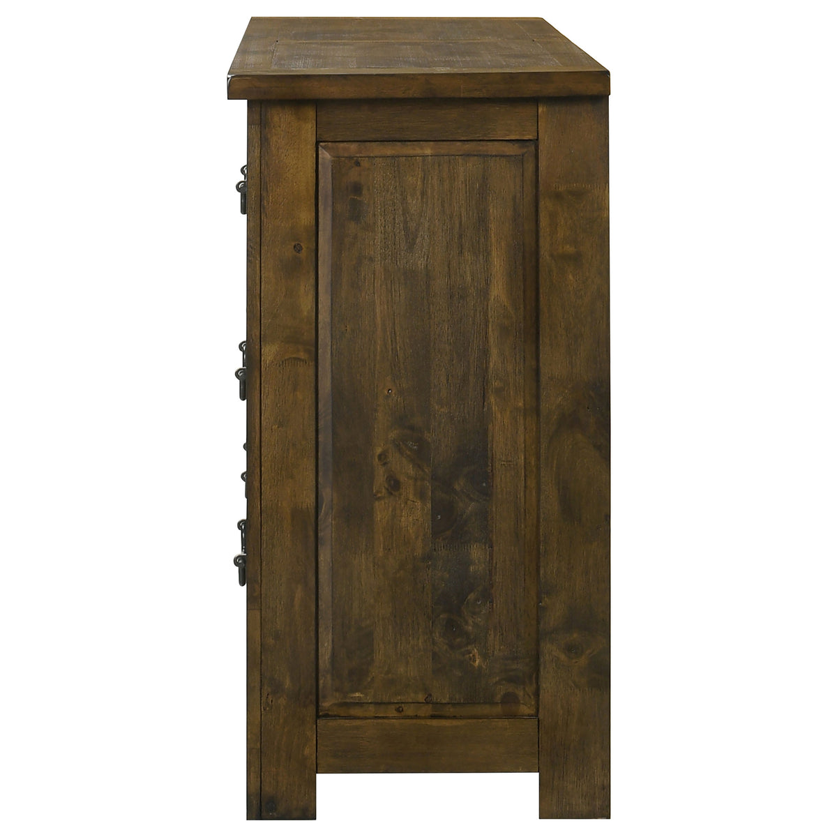 Doherty 6-drawer Dresser Rustic Golden Brown