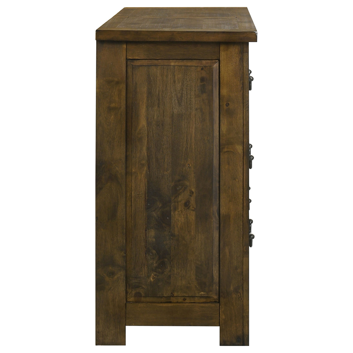 Doherty 6-drawer Dresser Rustic Golden Brown