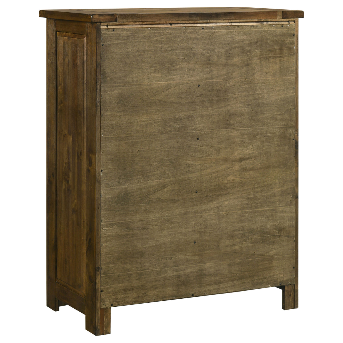 Doherty 5-drawer Bedroom Chest Rustic Golden Brown