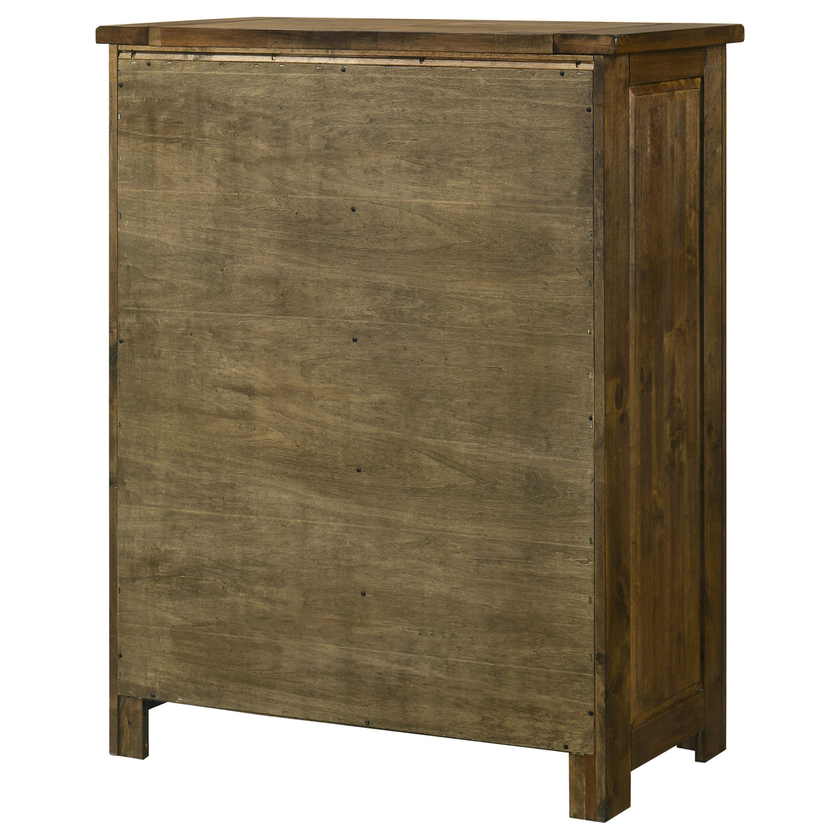 Doherty 5-drawer Bedroom Chest Rustic Golden Brown