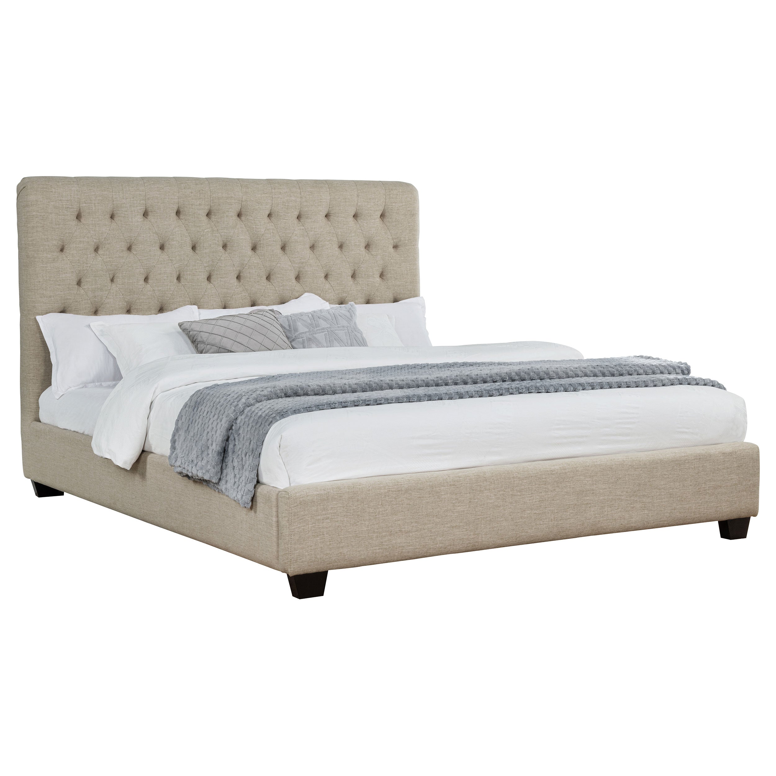 Chloe Upholstered Panel Bed