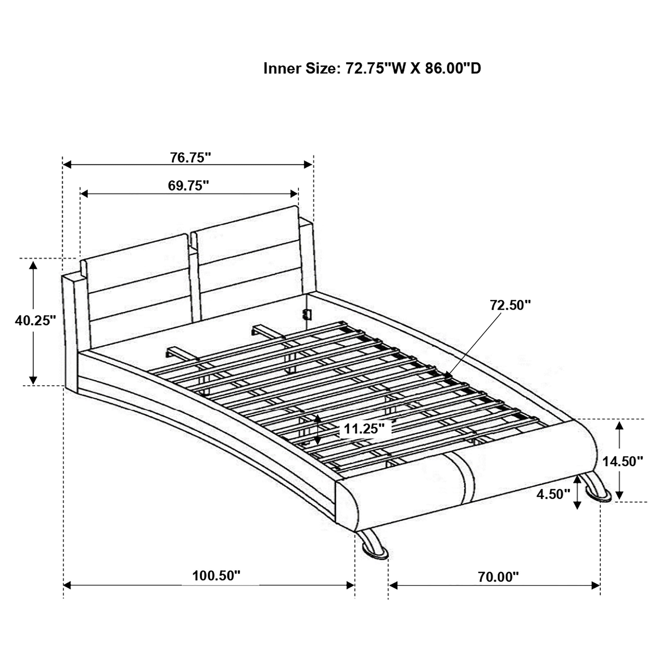 Jeremaine Upholstered Panel Bed