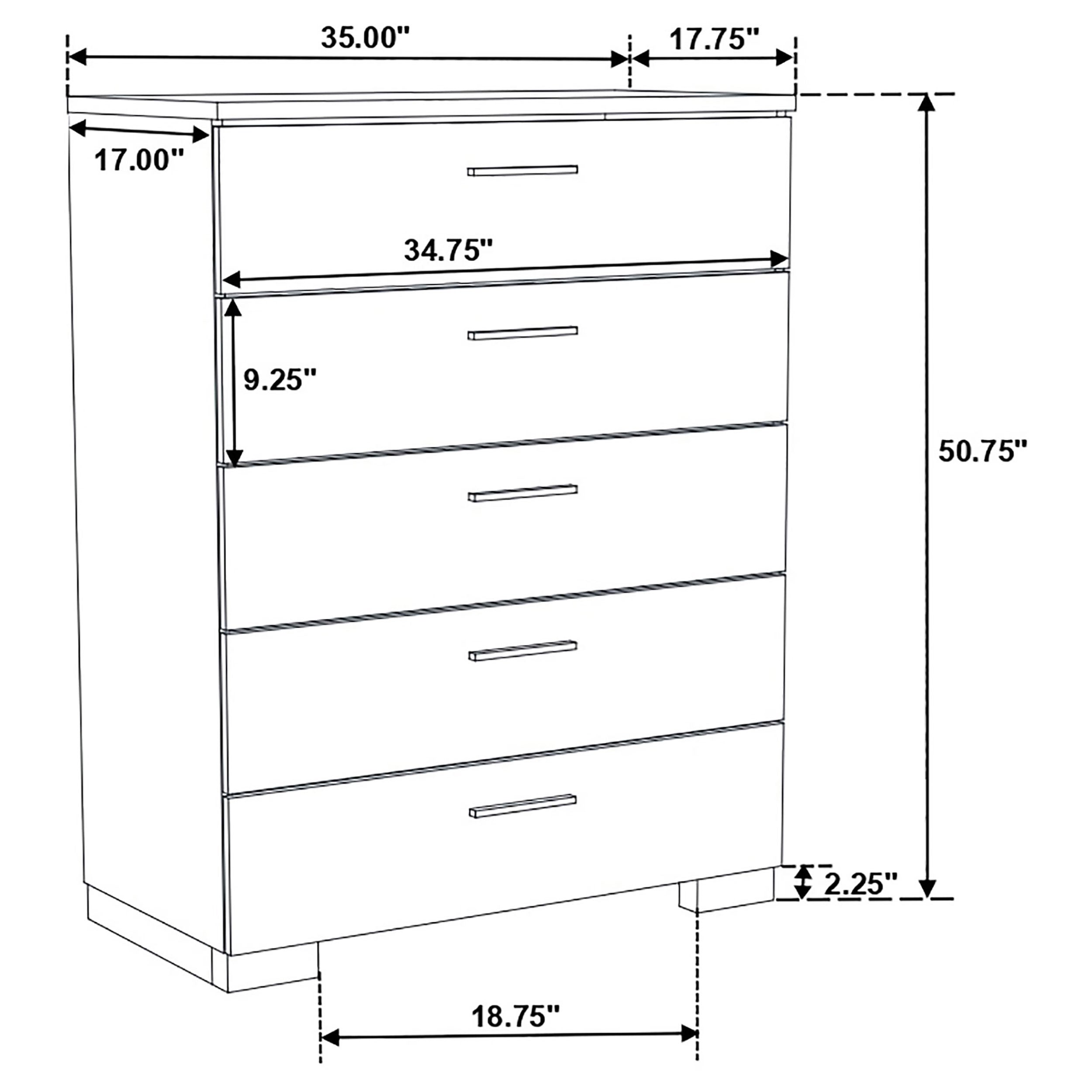 Jeremaine Bedroom Set with LED Mirror