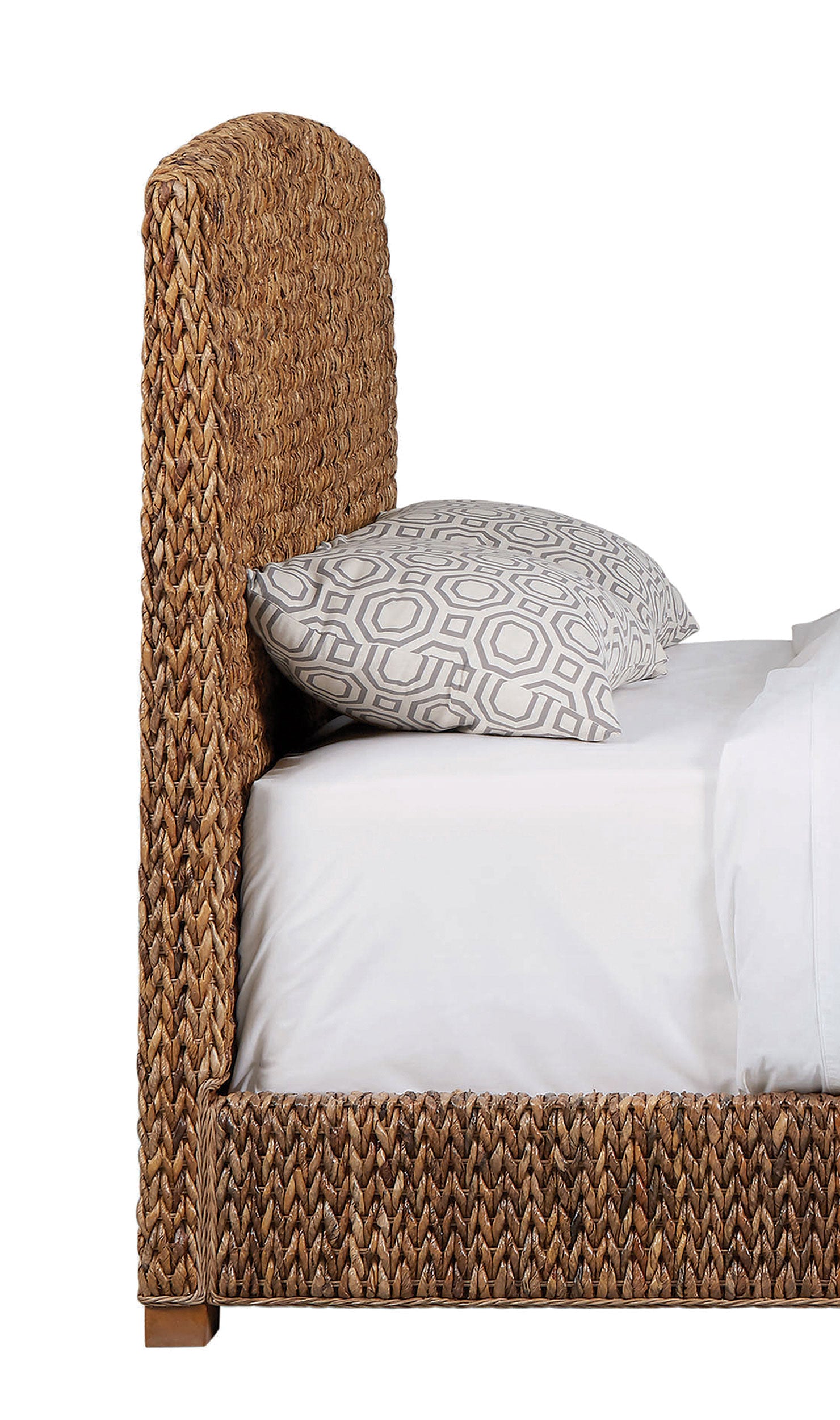 Laughton Banana Leaf Panel Bed