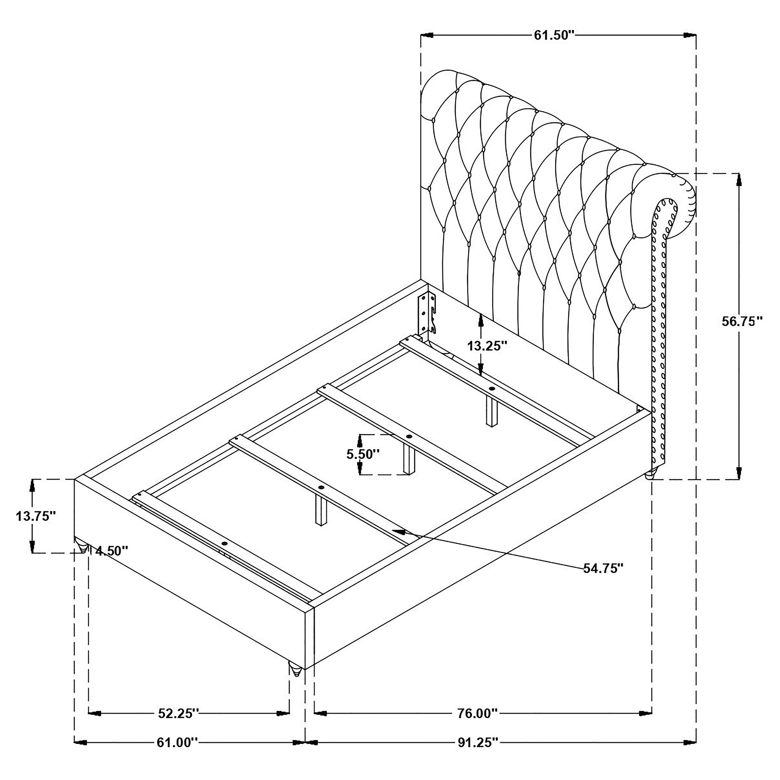 Devon Upholstered Panel Bed