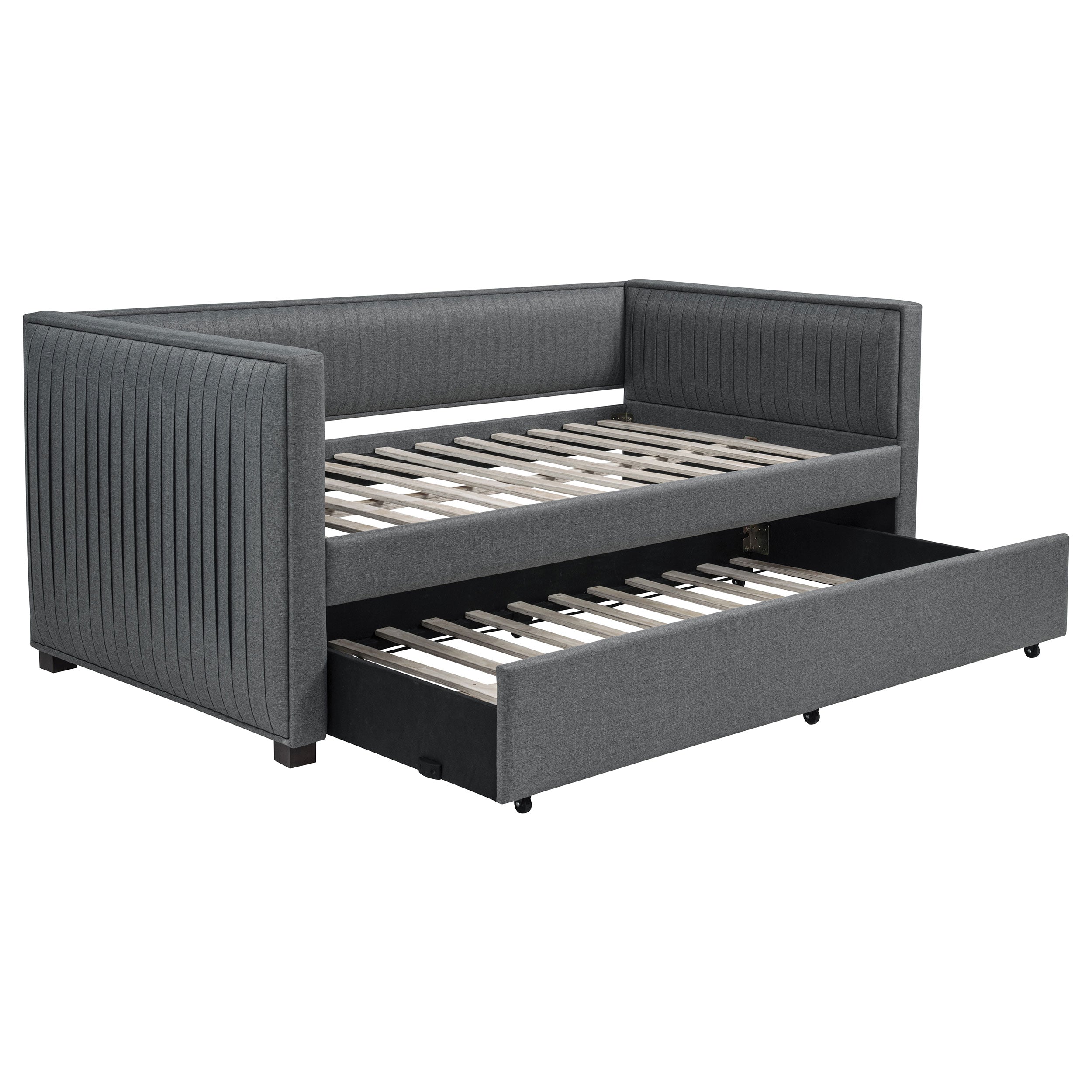 Brodie Upholstered Daybed with Trundle