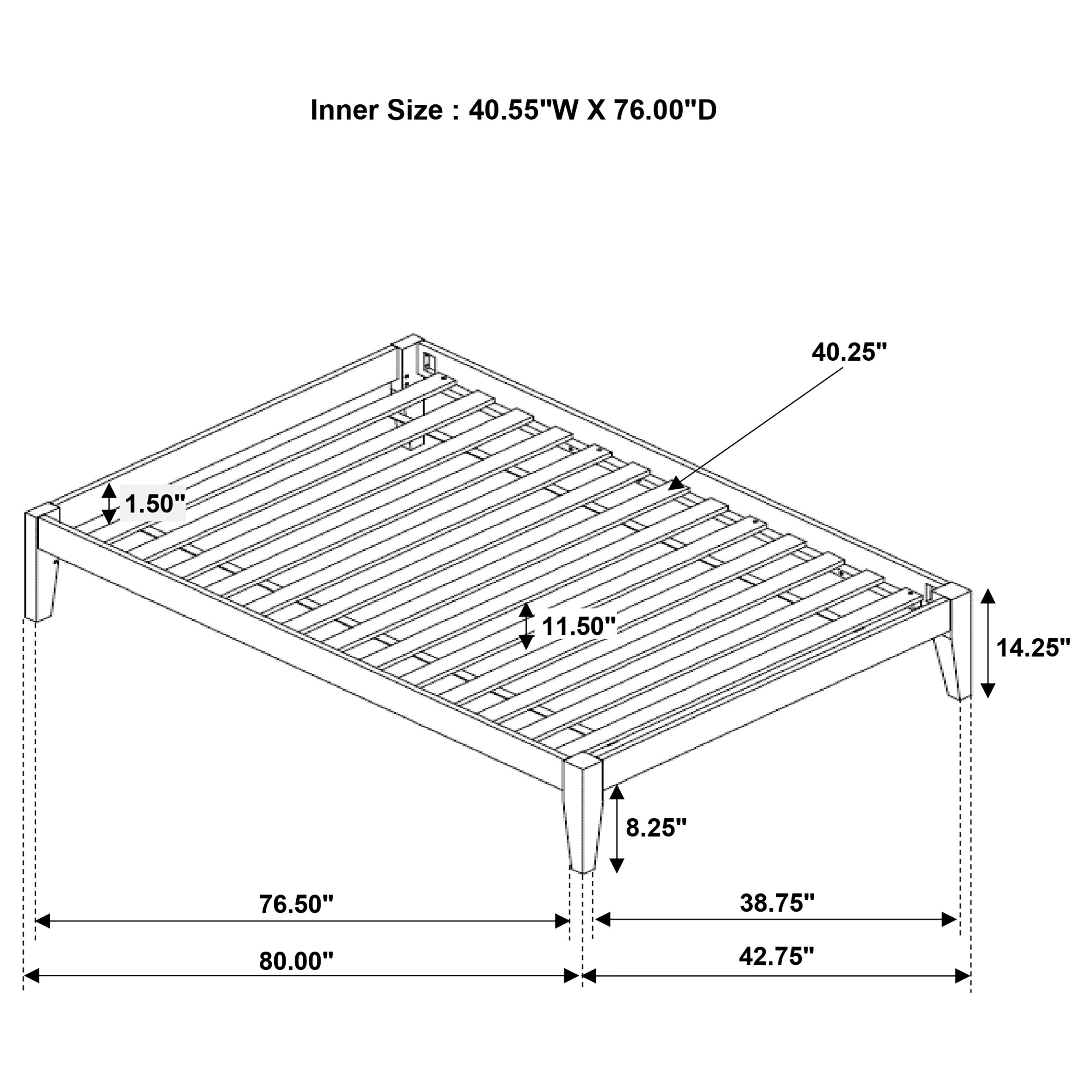 Hounslow Queen Universal Platform Bed