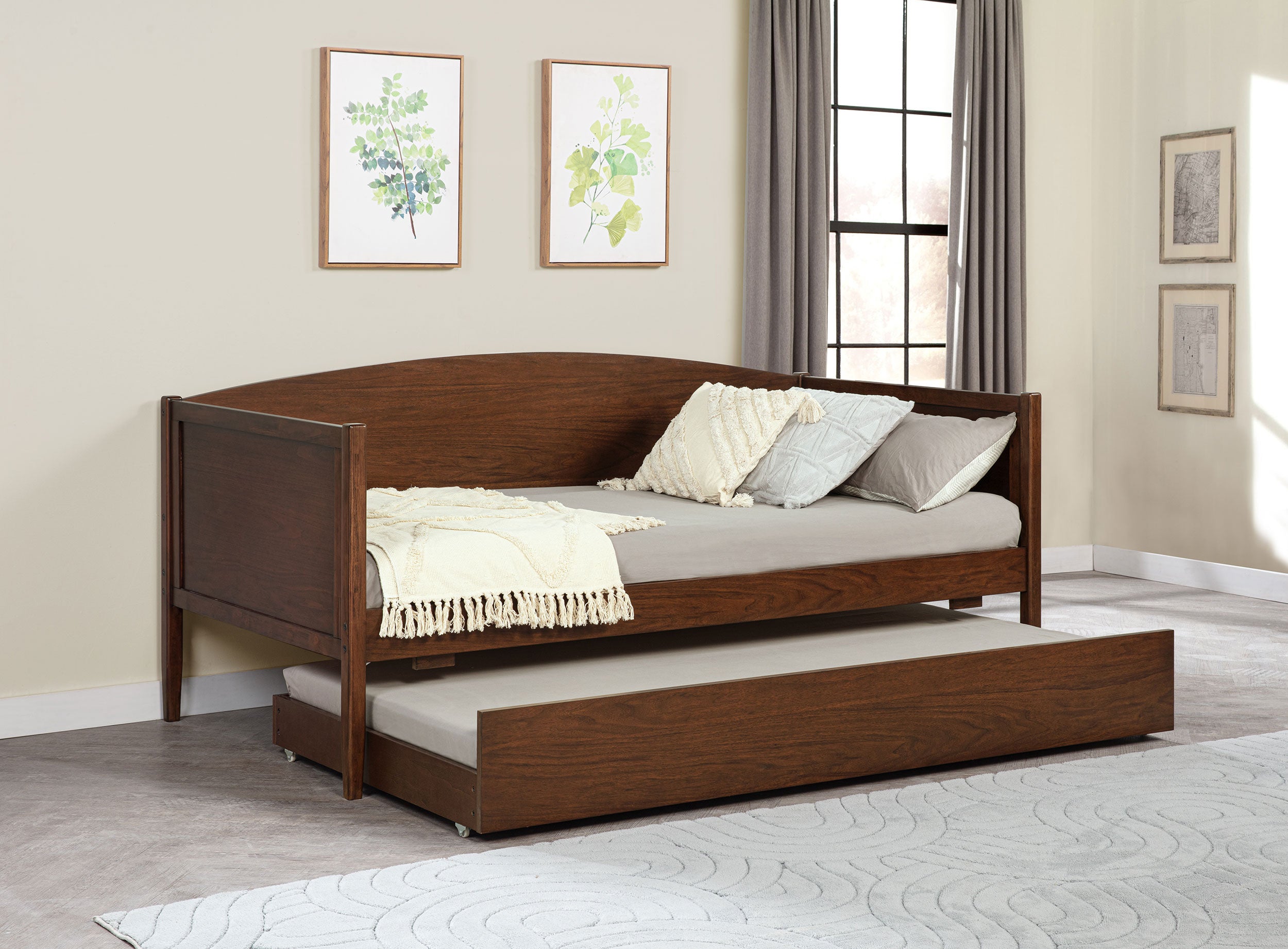 Bozeman Wood Daybed with Trundle
