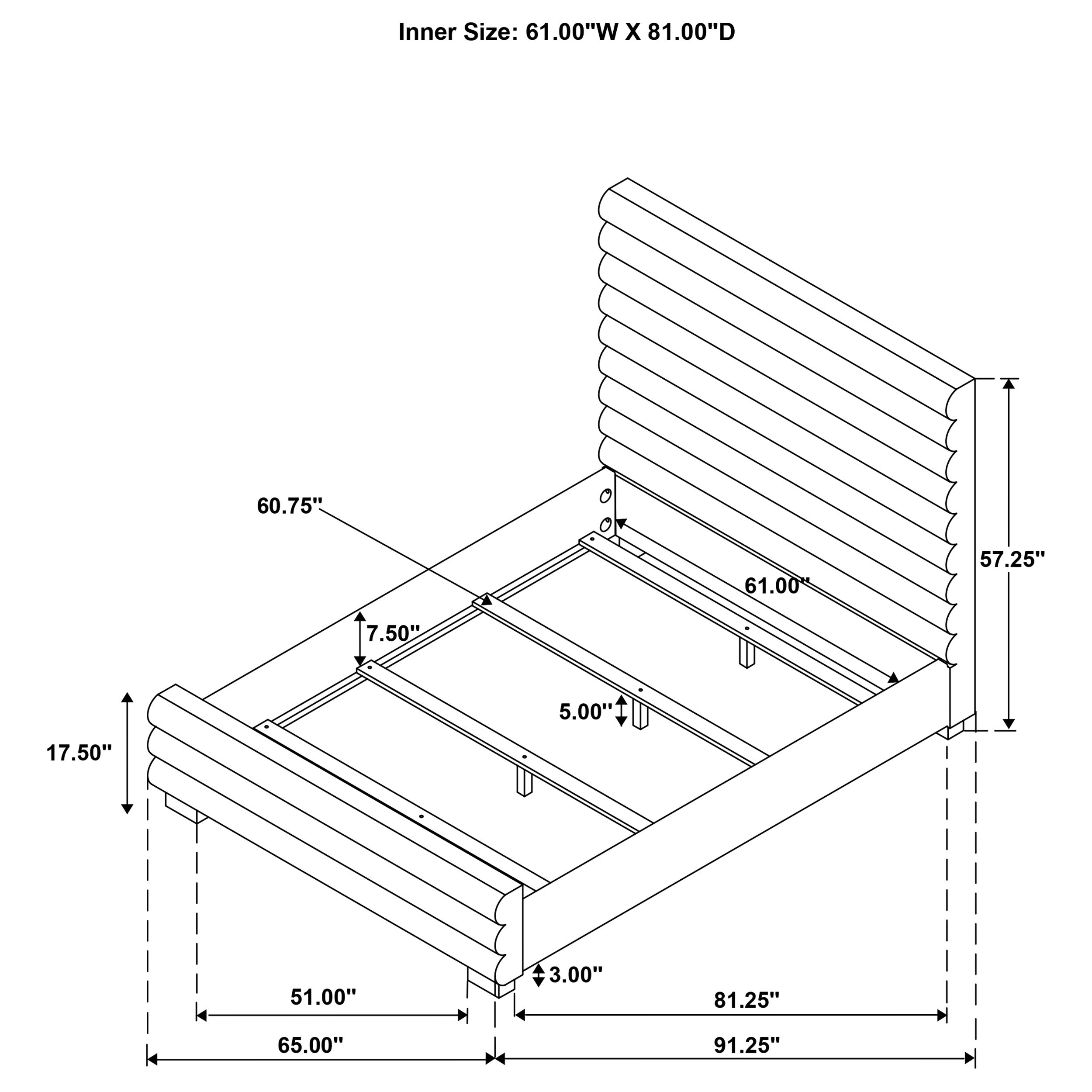 Patricia Upholstered Bed