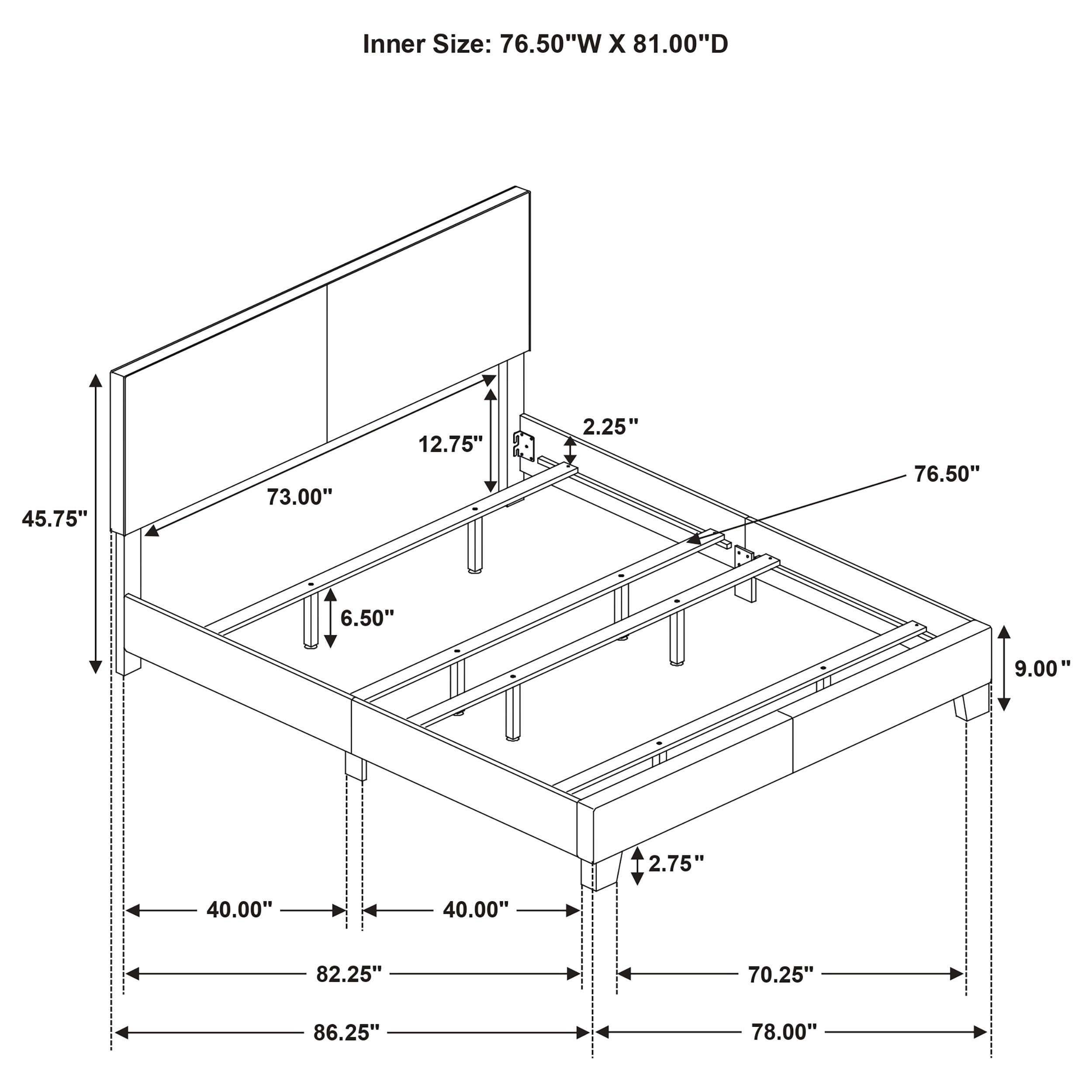 Dorian Upholstered Panel Bed