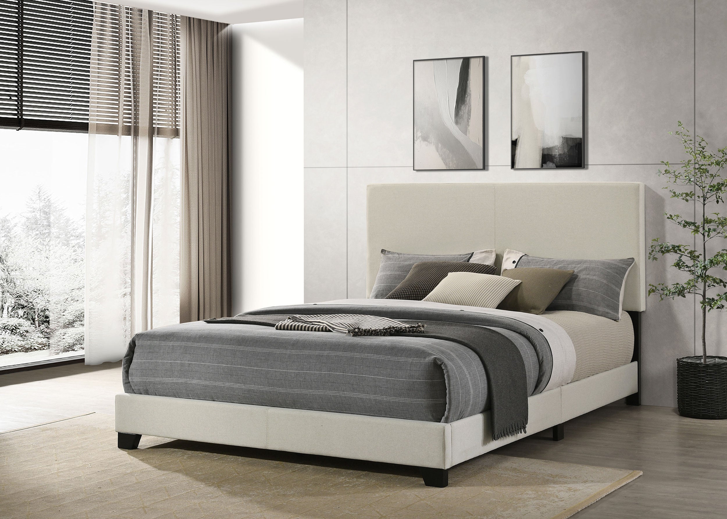 Dorian Upholstered Panel Bed