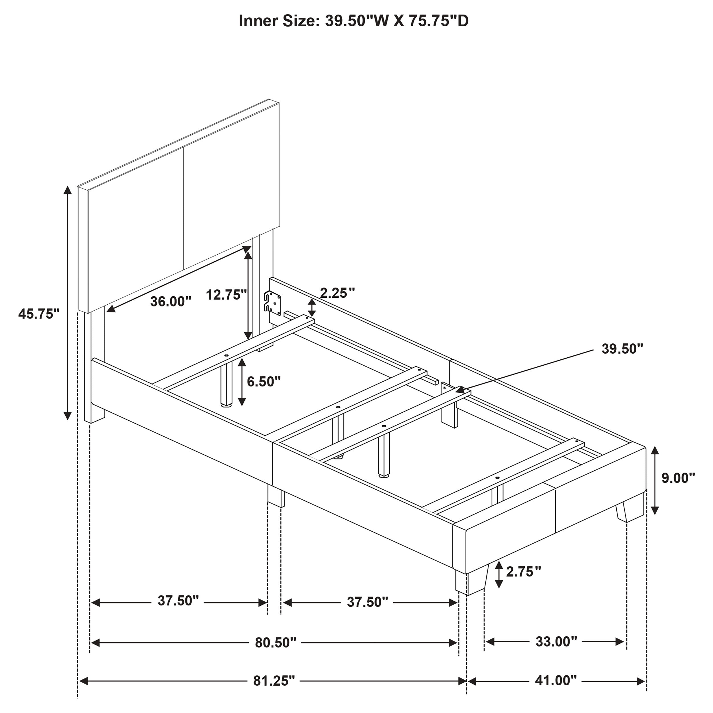Dorian Upholstered Panel Bed