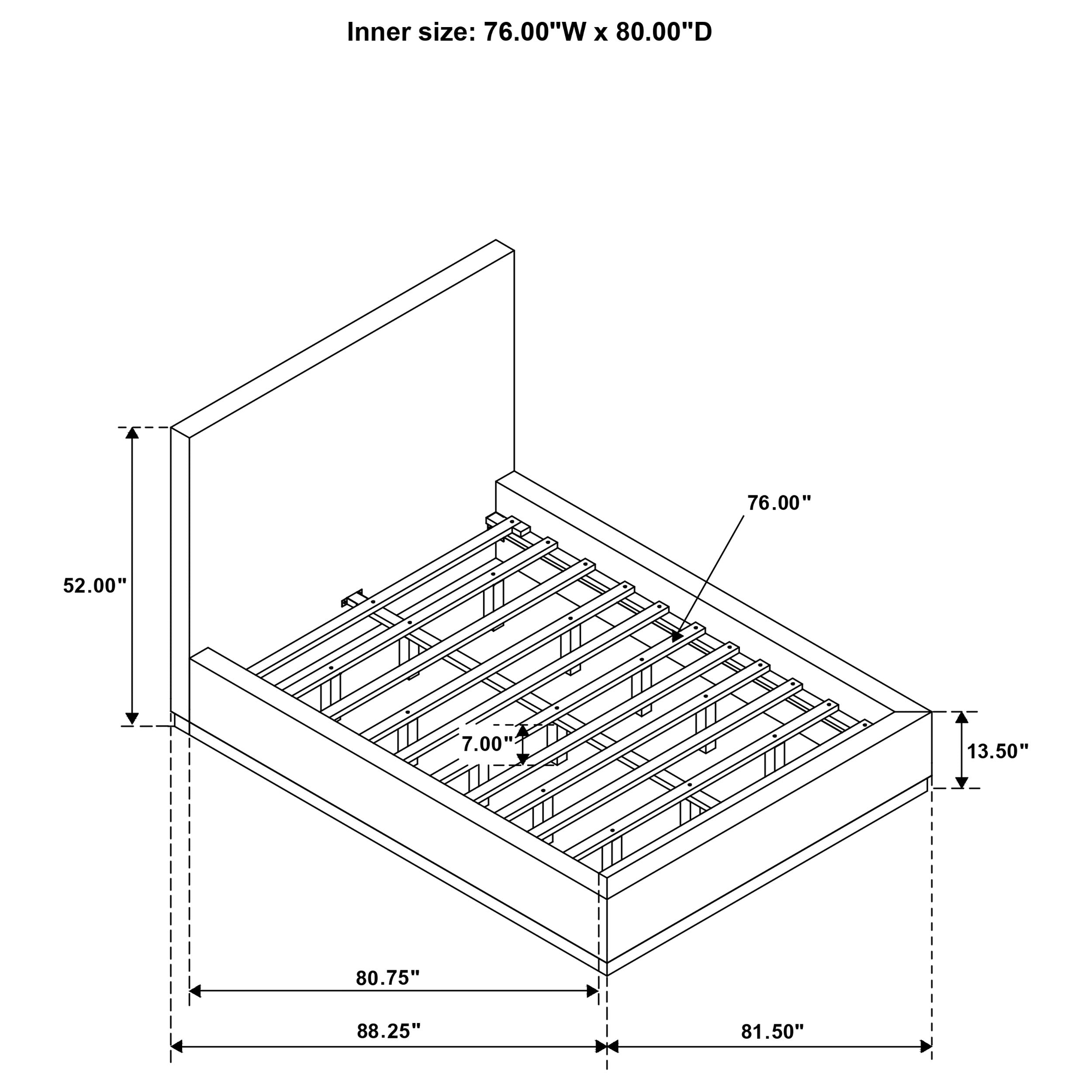 Knox Upholstered Panel Bed