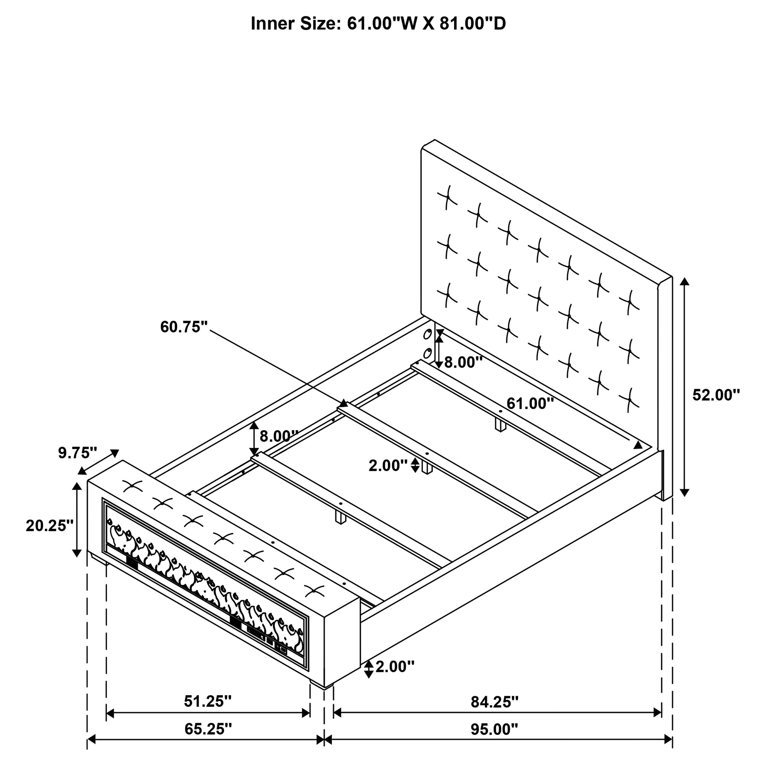 Senna Flame Visualizer Panel Bed